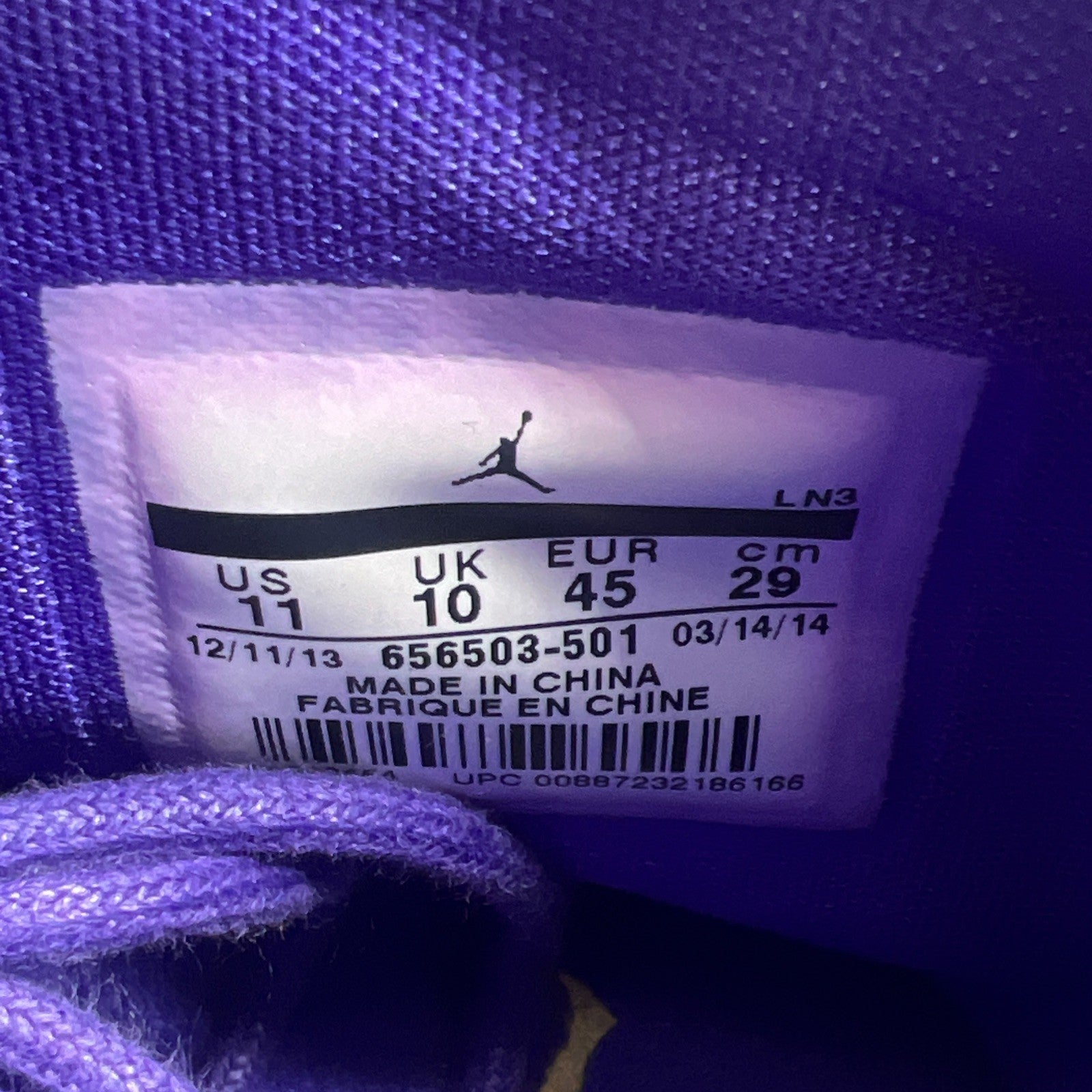 Size 11 - Jordan Future Dark Concord (656503-501)