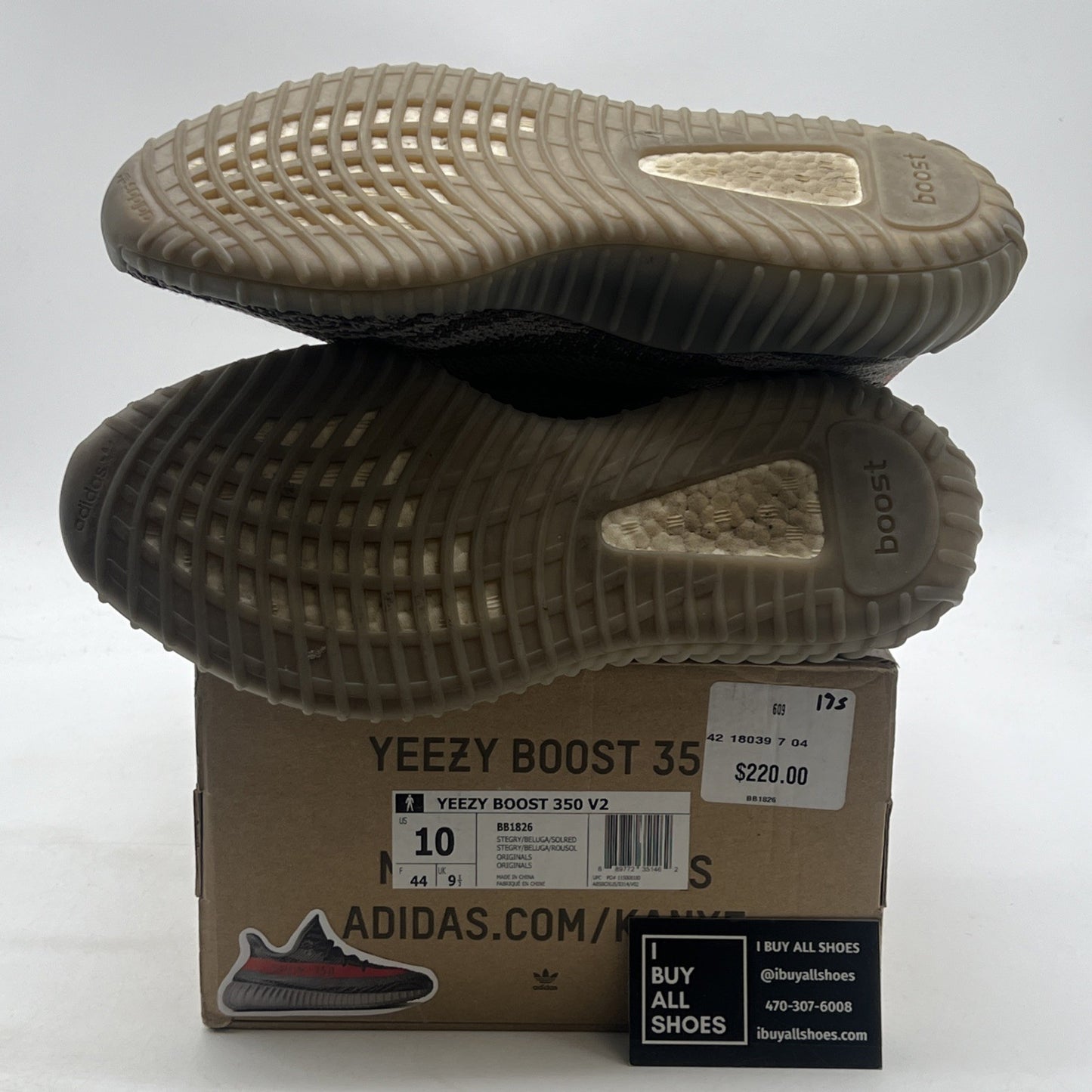 Size 10 - adidas Yeezy Boost 350 V2 Beluga (BB1826)