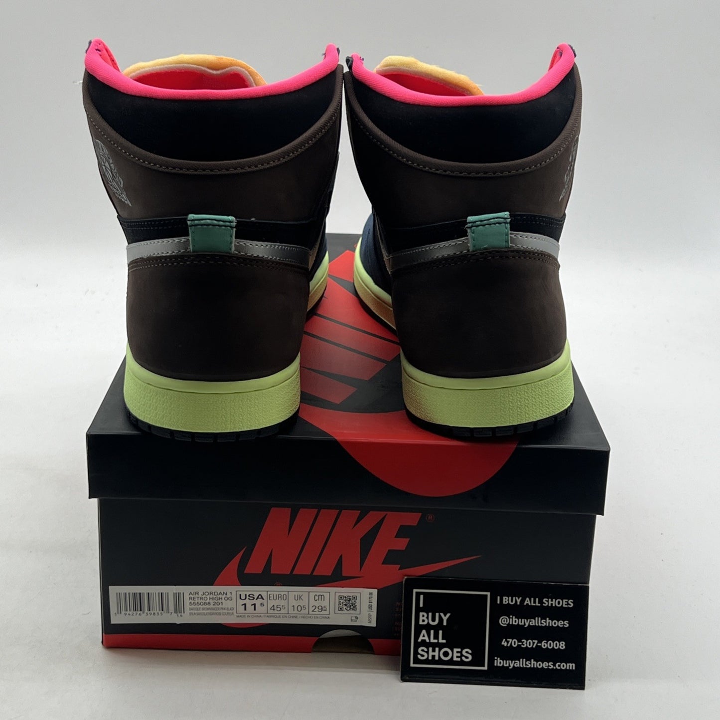 Size 11.5 - Air Jordan 1 Retro High Tokyo Bio Hack (555088-201)