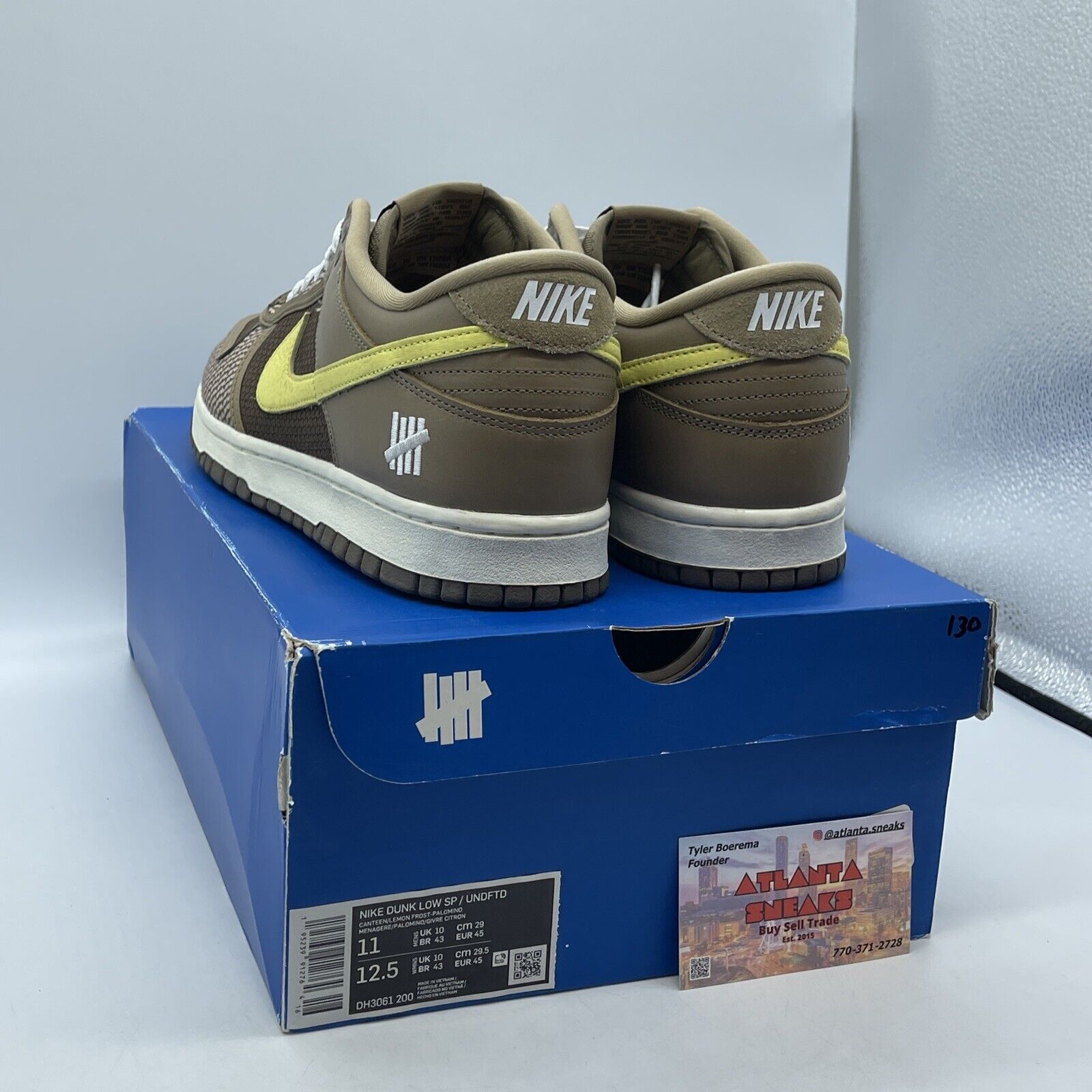 Size 11 - Nike Undefeated x Dunk SP Low Canteen Brown Suede Leather (DH3061-200)