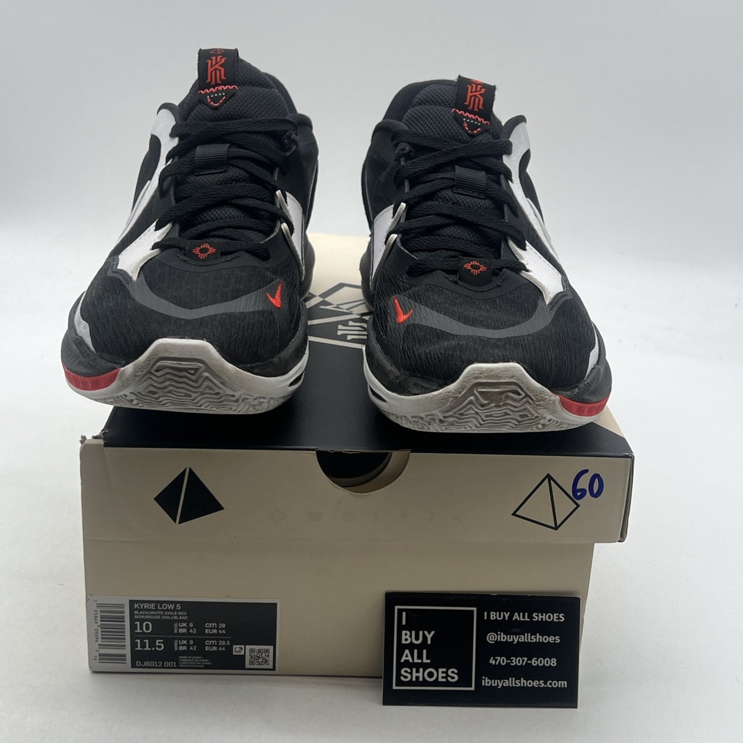 Size 10 - Nike Kyrie 5 Low Bred (DJ6012-001)