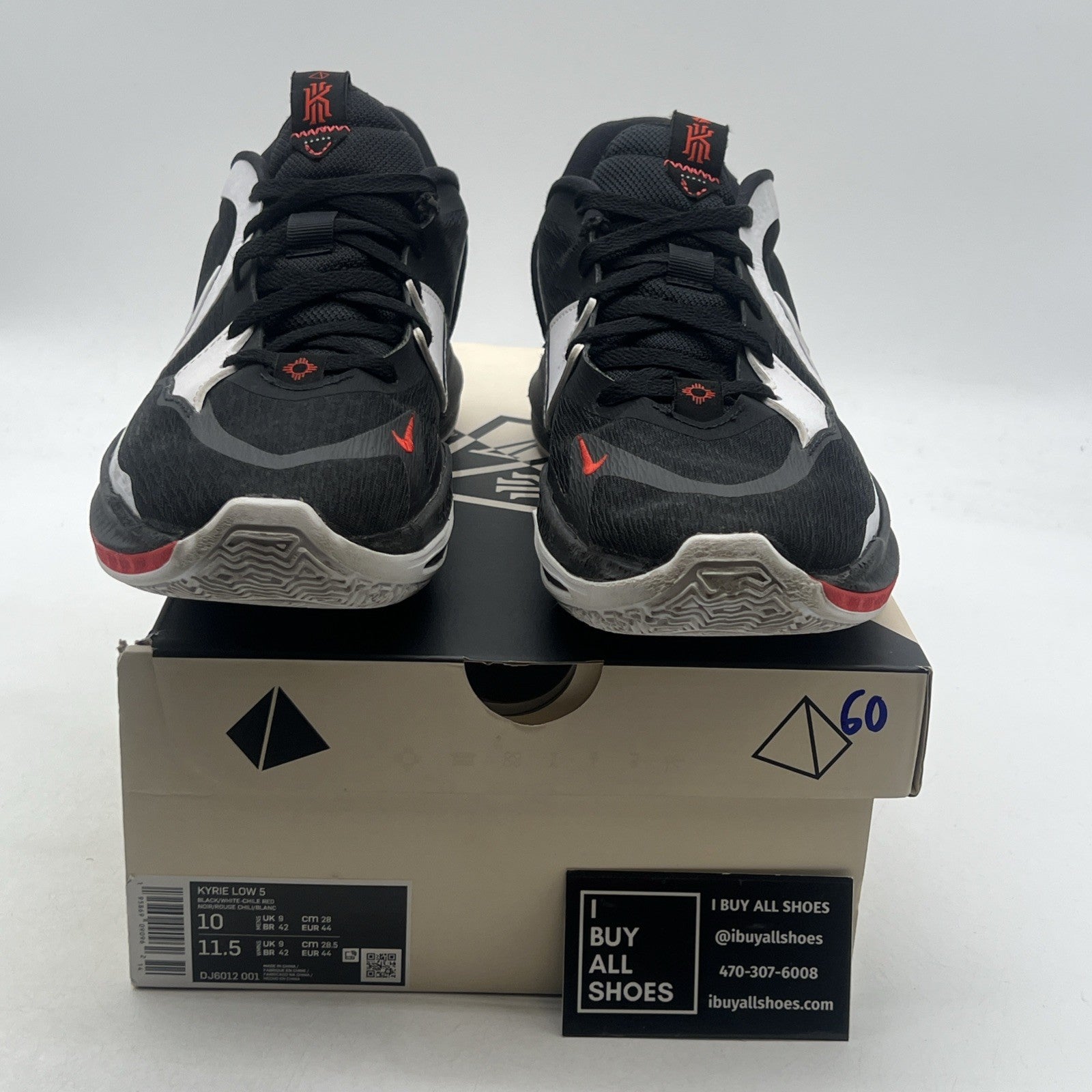 Size 10 - Nike Kyrie 5 Low Bred (DJ6012-001)