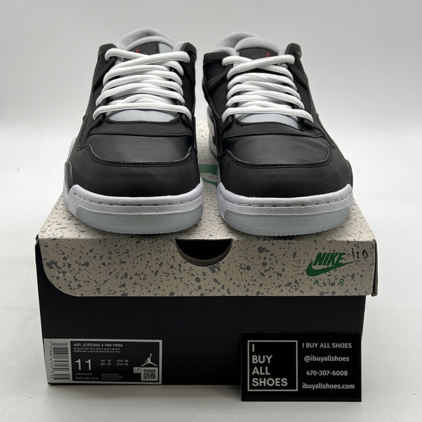 Size 11 - Air Jordan 4 RM Black Metallic (HV5184-010)