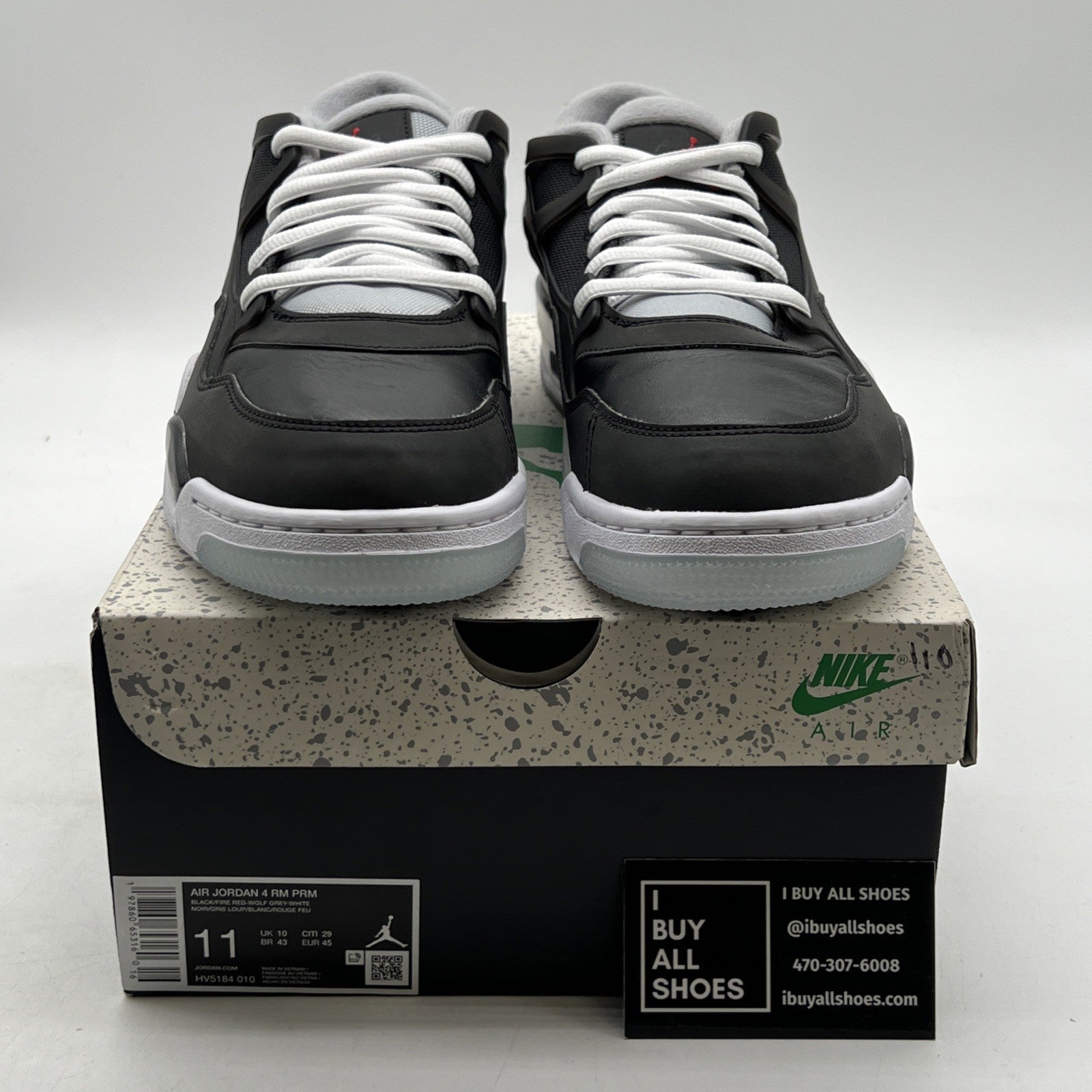 Size 11 - Air Jordan 4 RM Black Metallic (HV5184-010)