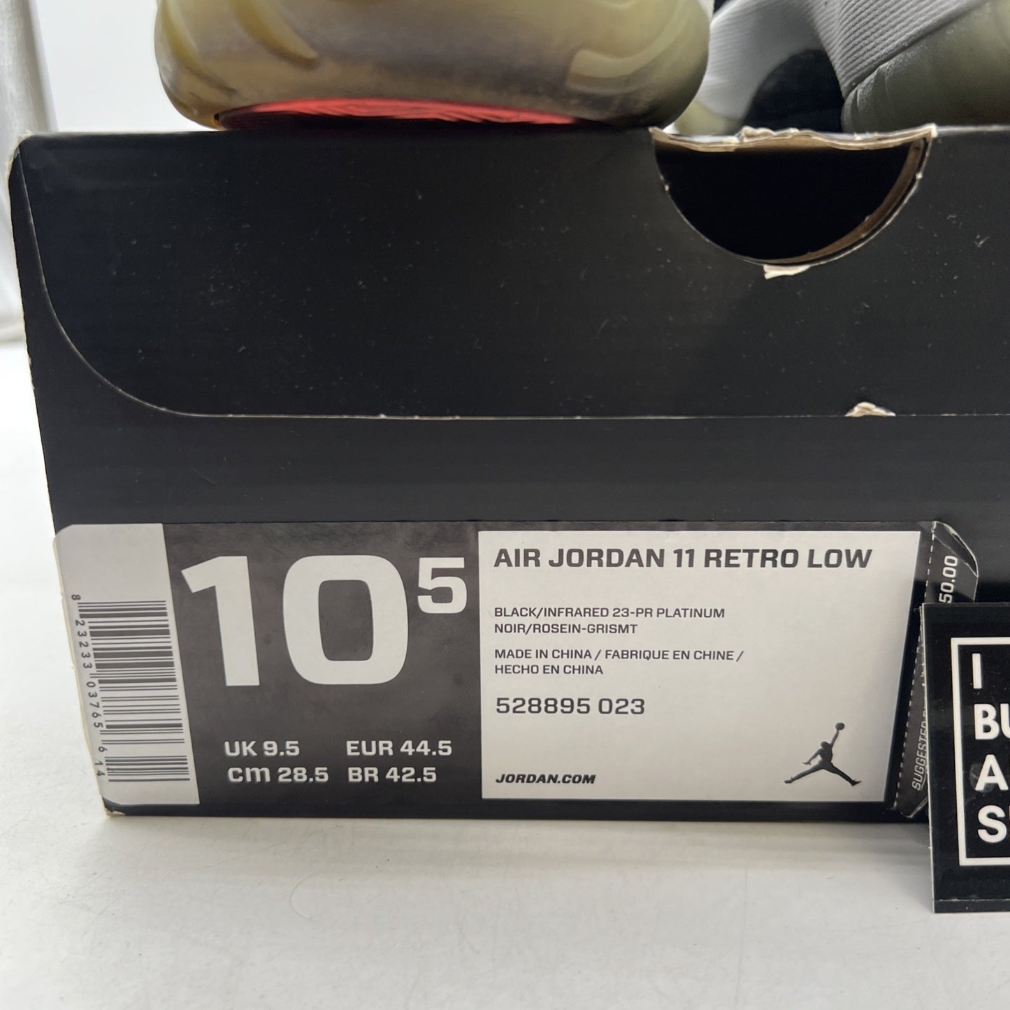 Size 10.5 - Air Jordan 11 Retro Low Infrared 23 (528895-023)