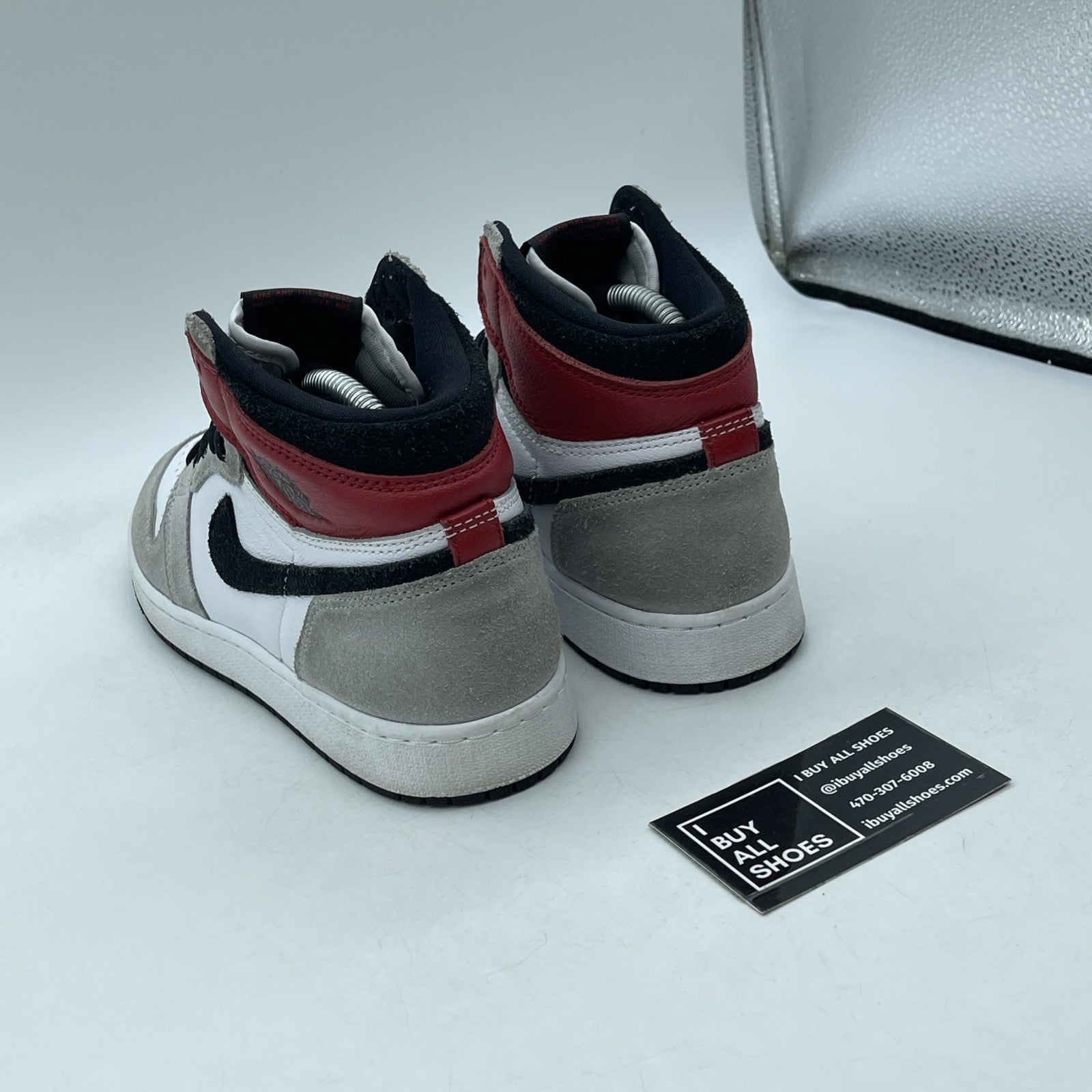 Size 6Y - Jordan 1 Retro High OG Smoke Gray 2020 Suede Leather (575441-126)