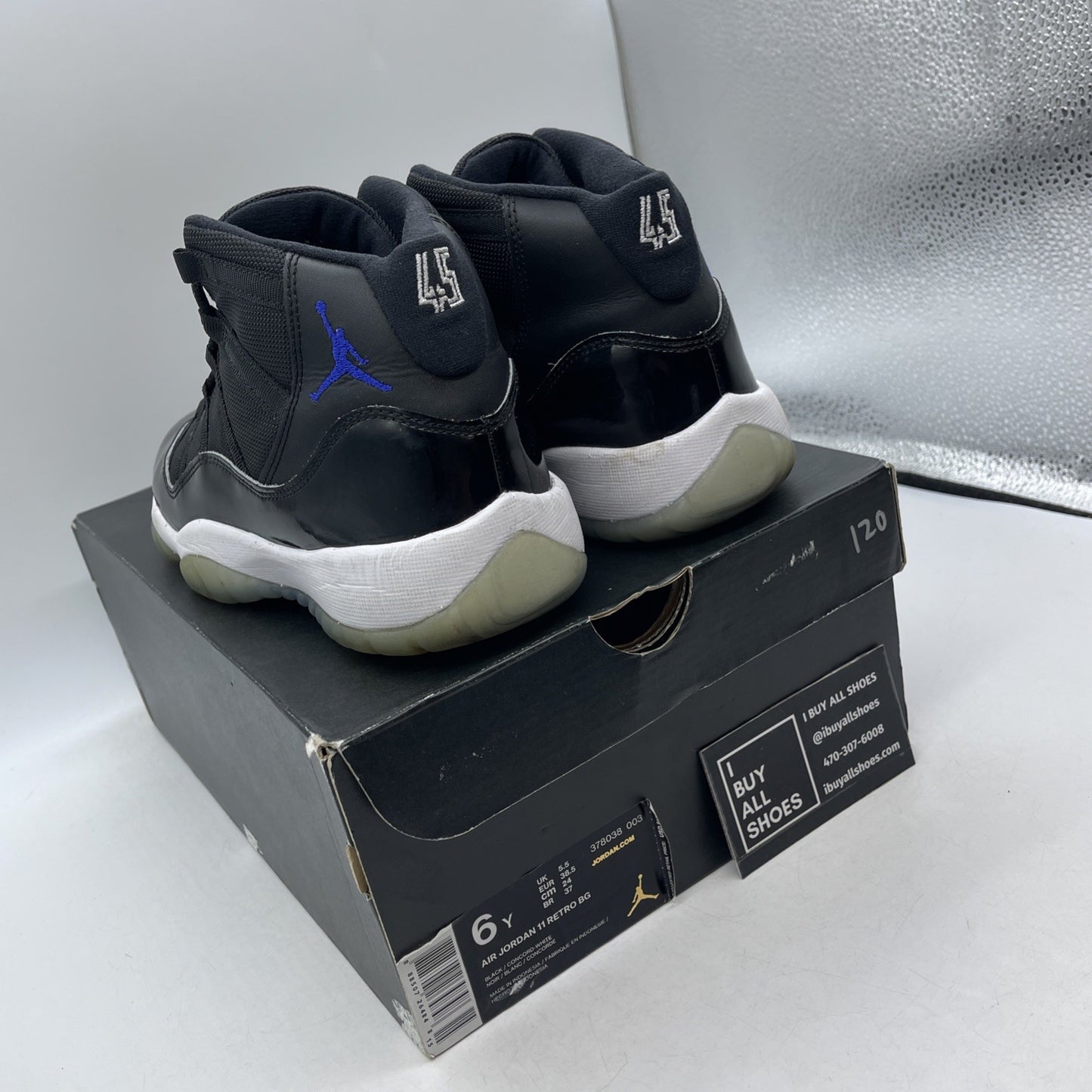Size 6Y - Air Jordan 11 Retro High Space Jam (378038-003)