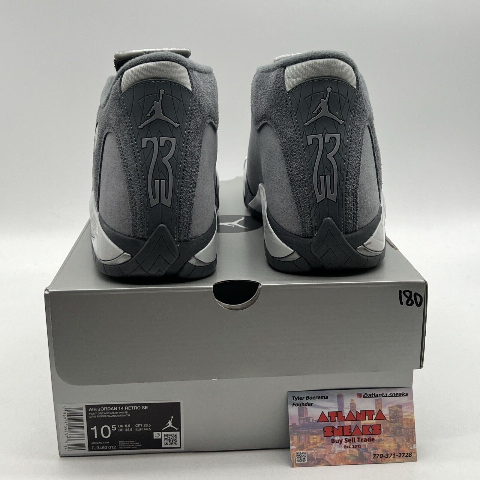 Size 10.5 - Jordan 14 Retro SE Flint Grey (FJ3460-012) Suede