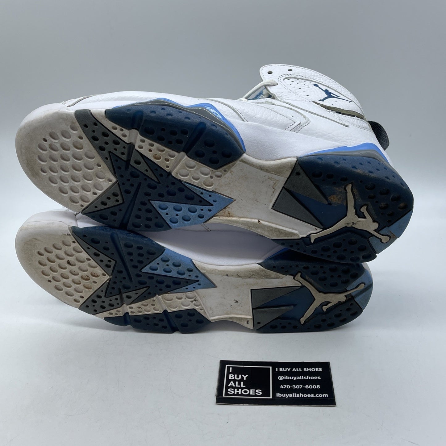 Size 10 - Air Jordan 7 Retro 2015 French Blue White Leather (304775-107)