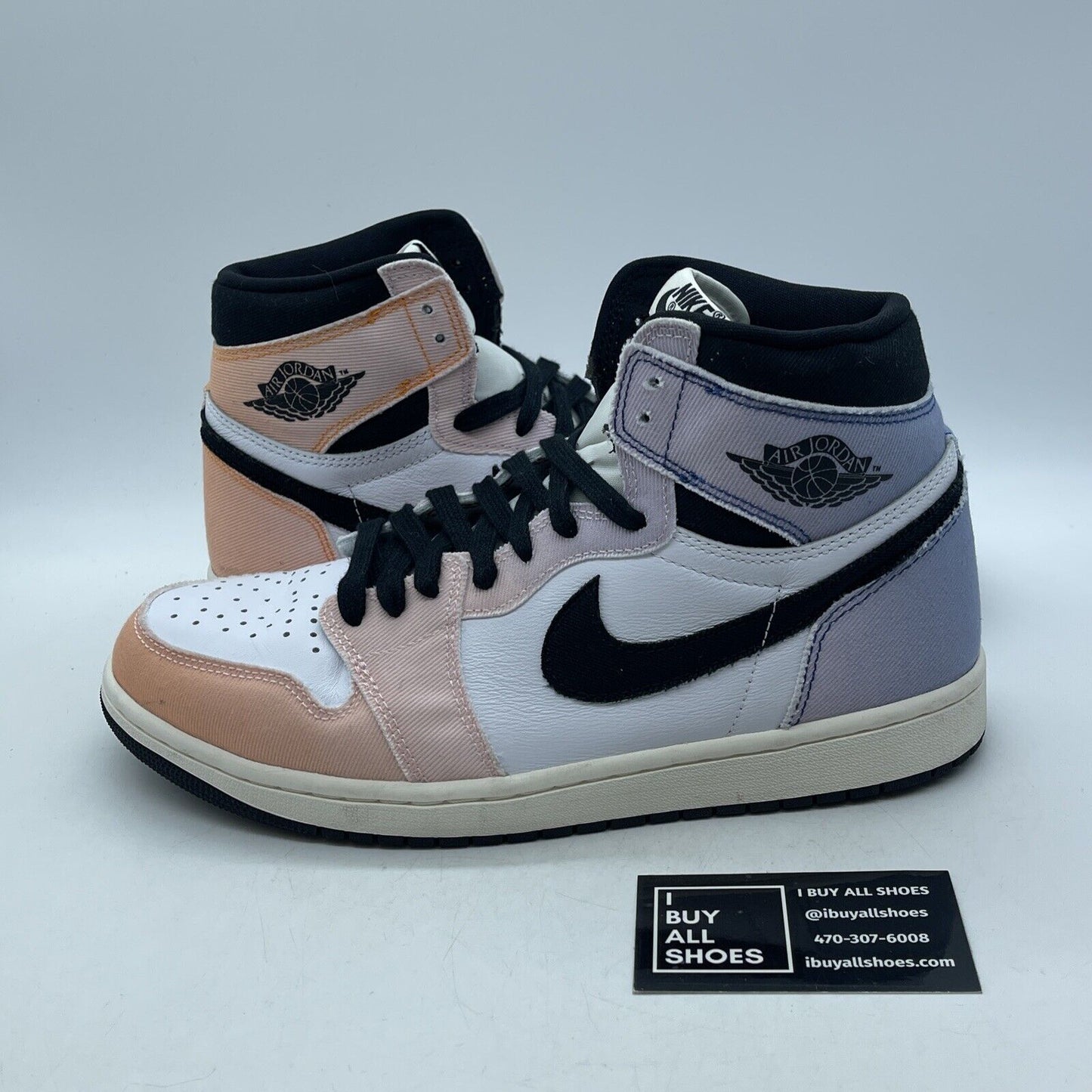 Size 10 - Air Jordan 1 Retro OG High Skyline Pink Purple Suede (DX0054-805)