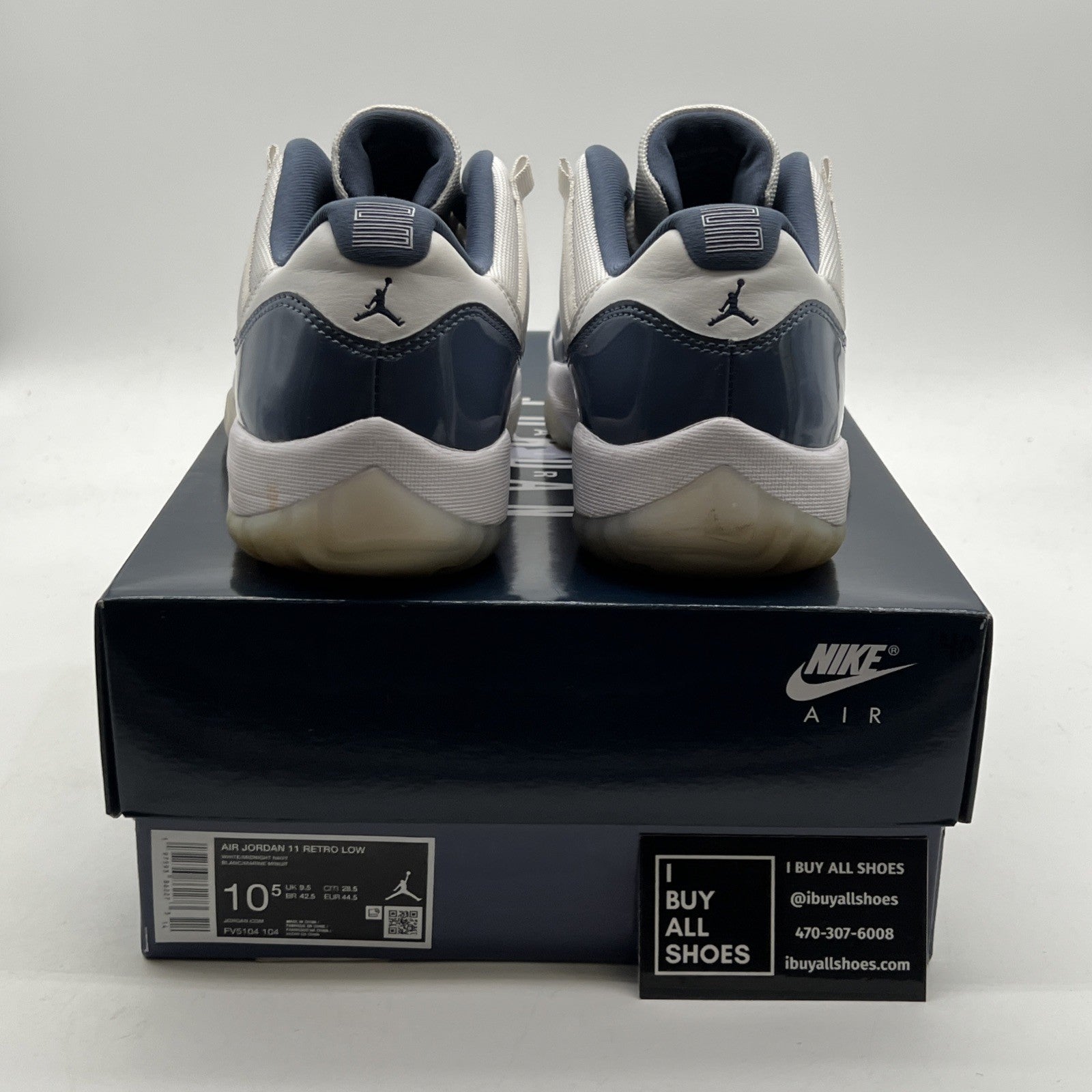 Size 10.5 - Air Jordan 11 Retro Low Diffused Blue (FV5104-104)