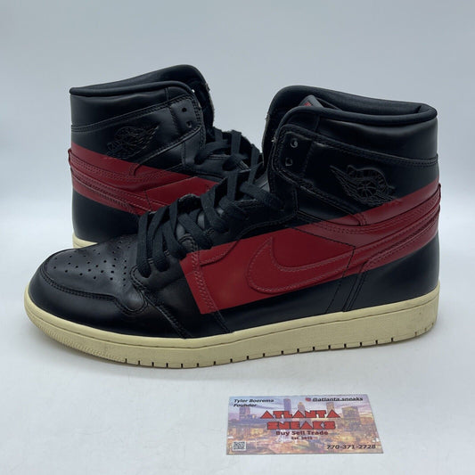 Size 13 - Air Jordan 1 Retro OG High Couture White Black Red (BQ6682-006)