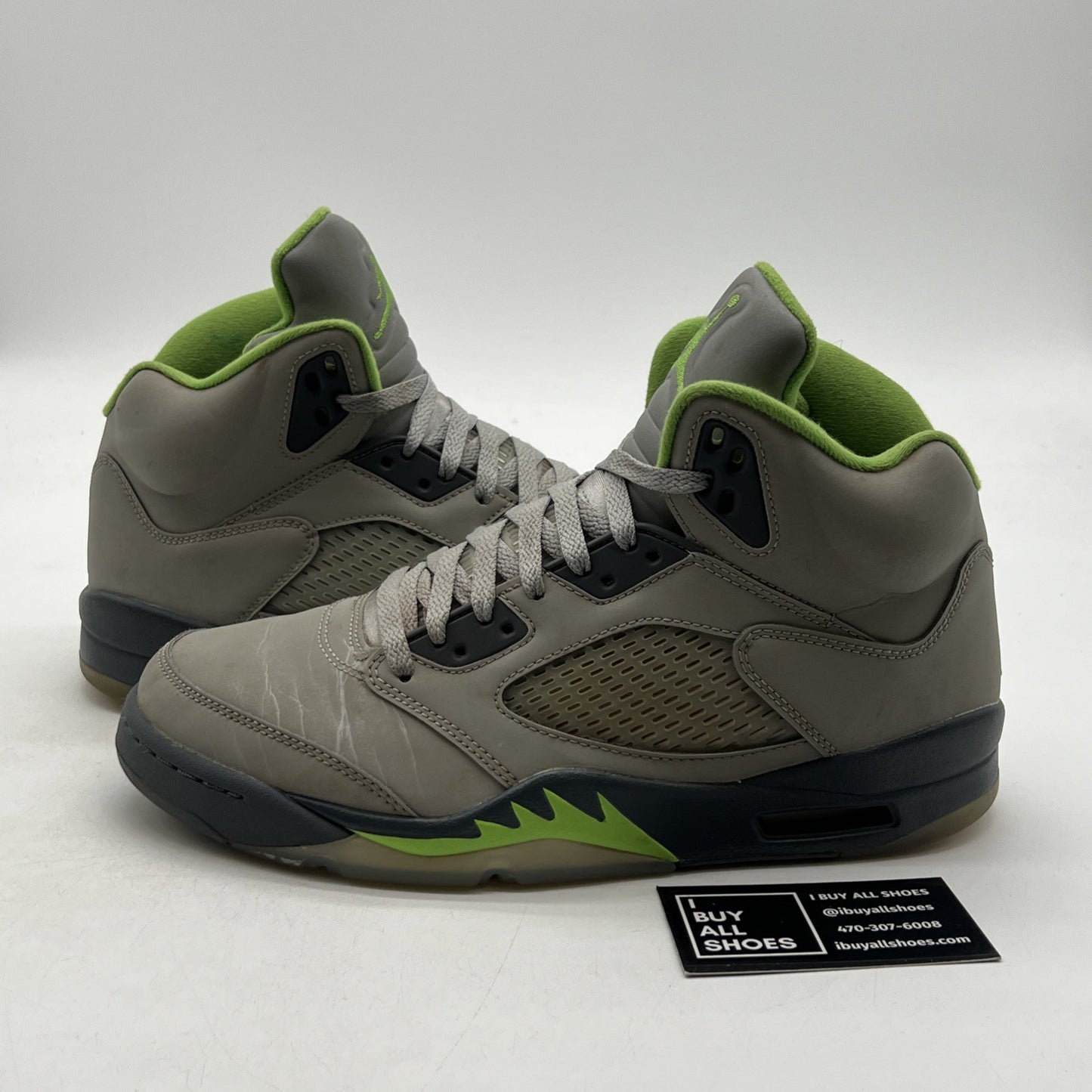 Size 9.5 - Air Jordan 5 Retro Green Bean (DM9014-003)