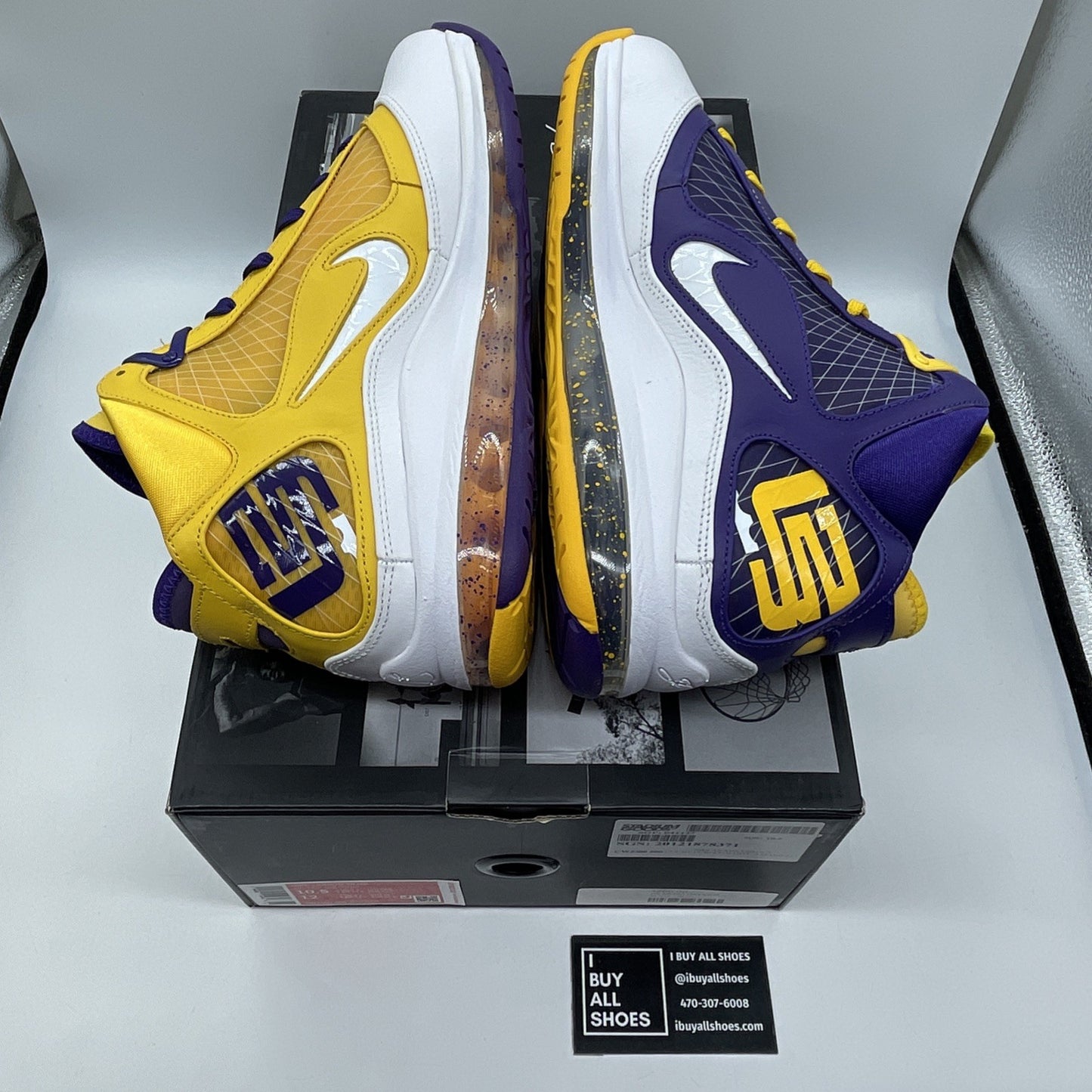 Size 10.5 - Nike LeBron 7 QS Media Day Yellow White Suede Leather (CW2300-500)