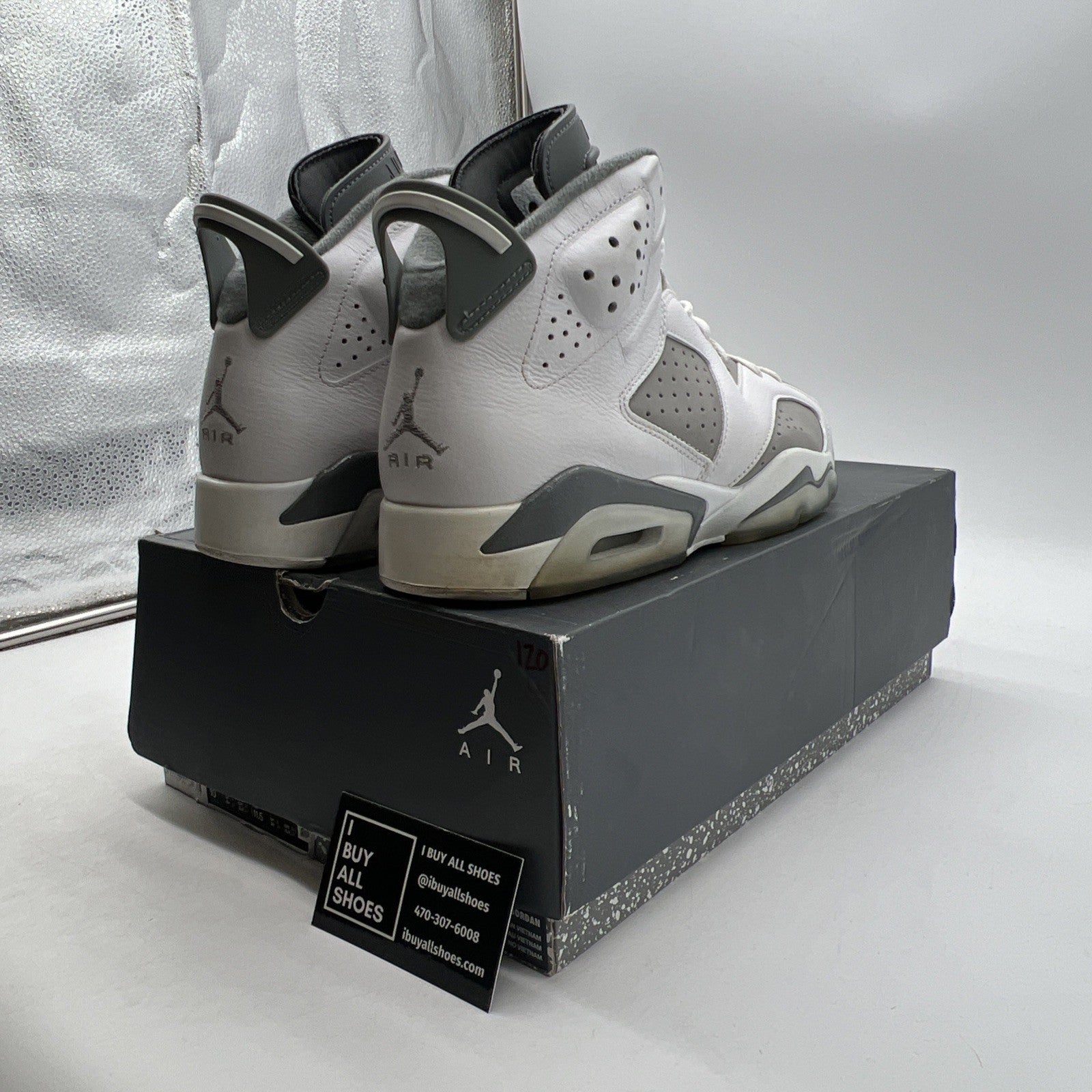 Size 10 - Air Jordan 6 Retro Low Cool Grey (CT8529-100)