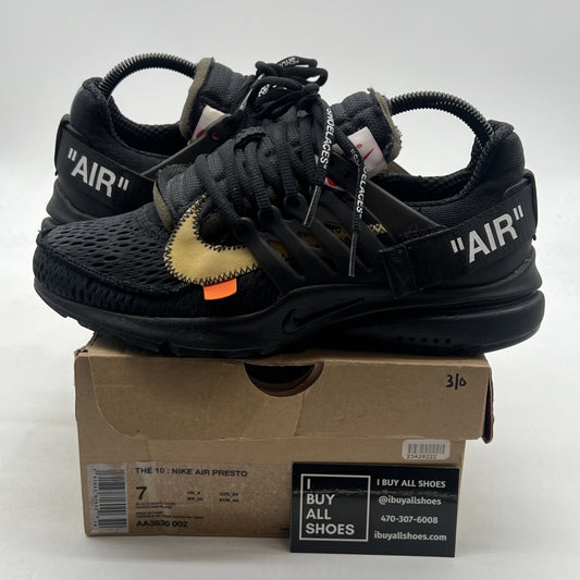 Size 7 - Nike Air Presto x Off-White Low Black (AA3830-002)