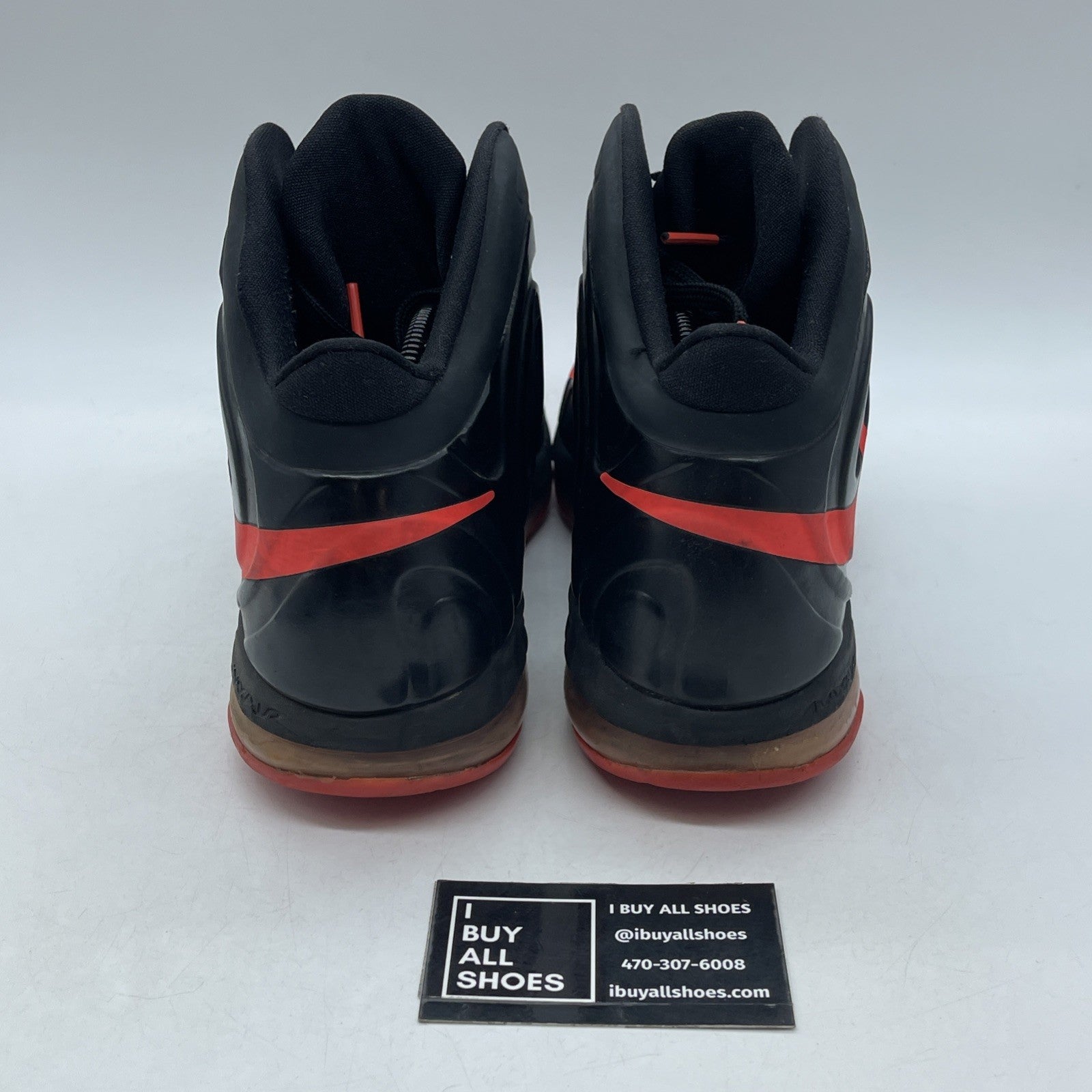 Size 8.5 - Nike Air Max Hyperposite Black Crimson (524862-002)