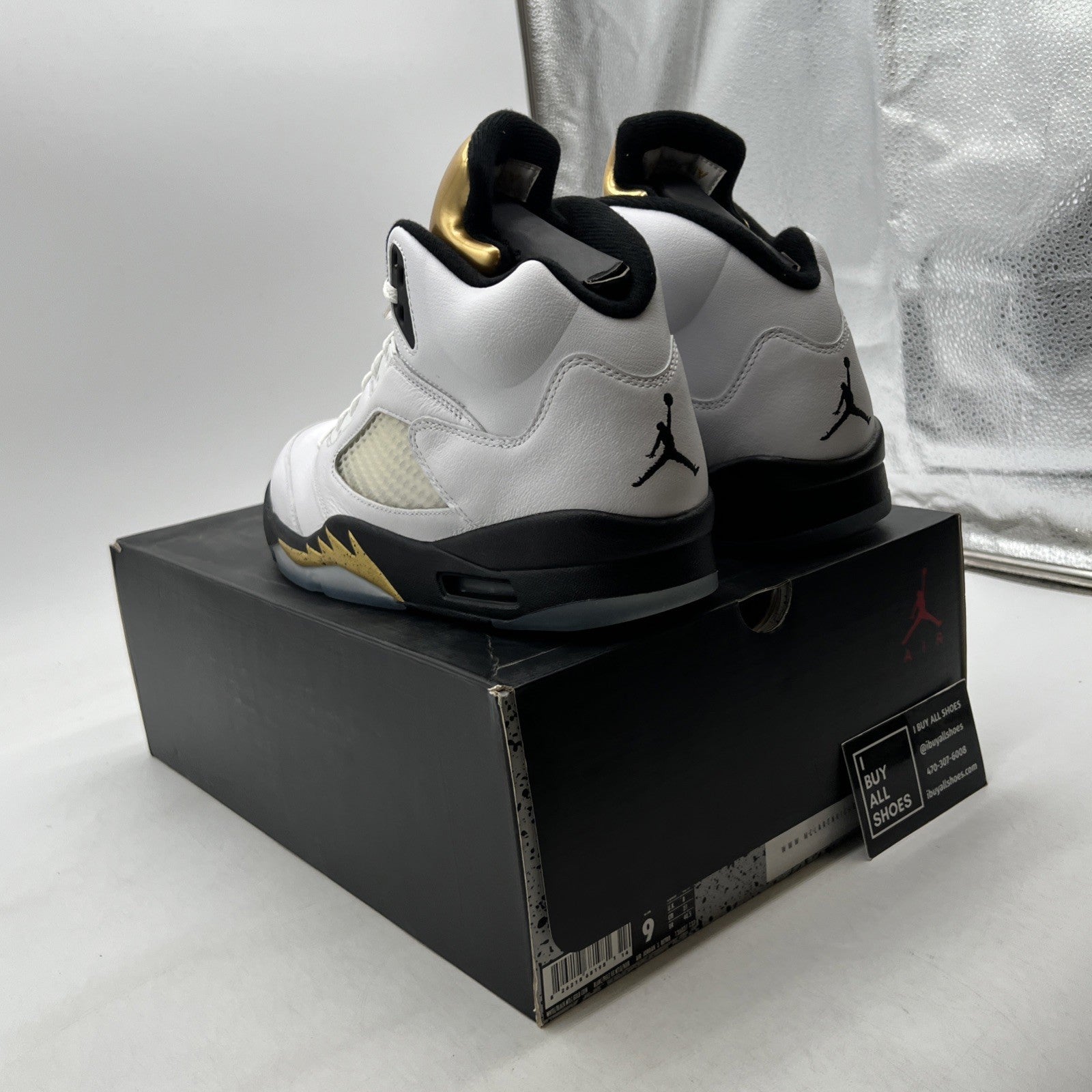 Size 9 - Air Jordan 5 Retro Olympic (136027-133)