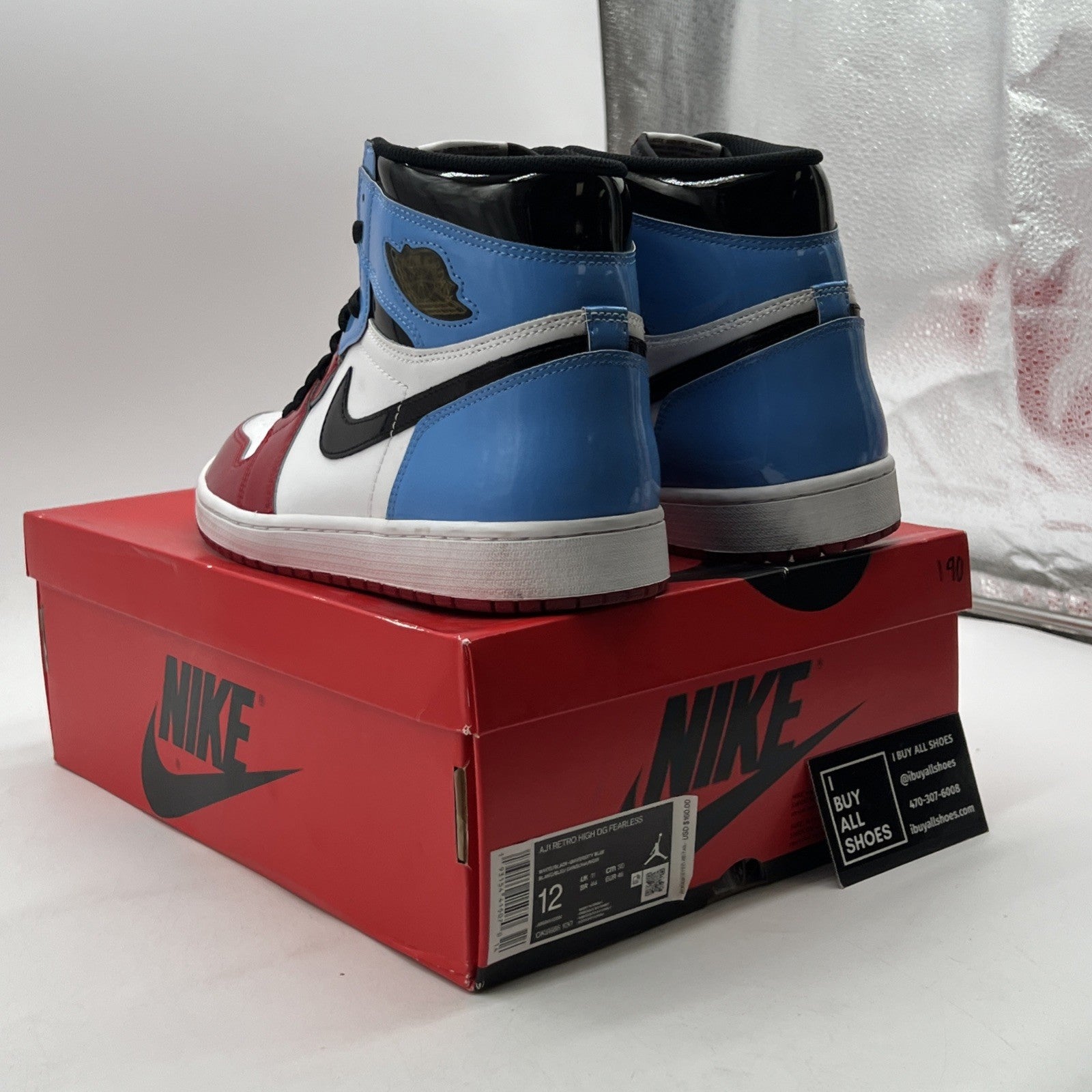 Size 12 - Air Jordan 1 Retro OG High Fearless (CK5666-100)
