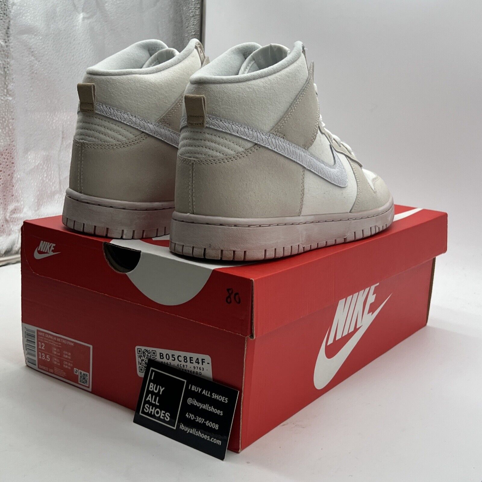 Size 12 - Nike Dunk EMB High All-Star - Salt Flats (DV0822-100)