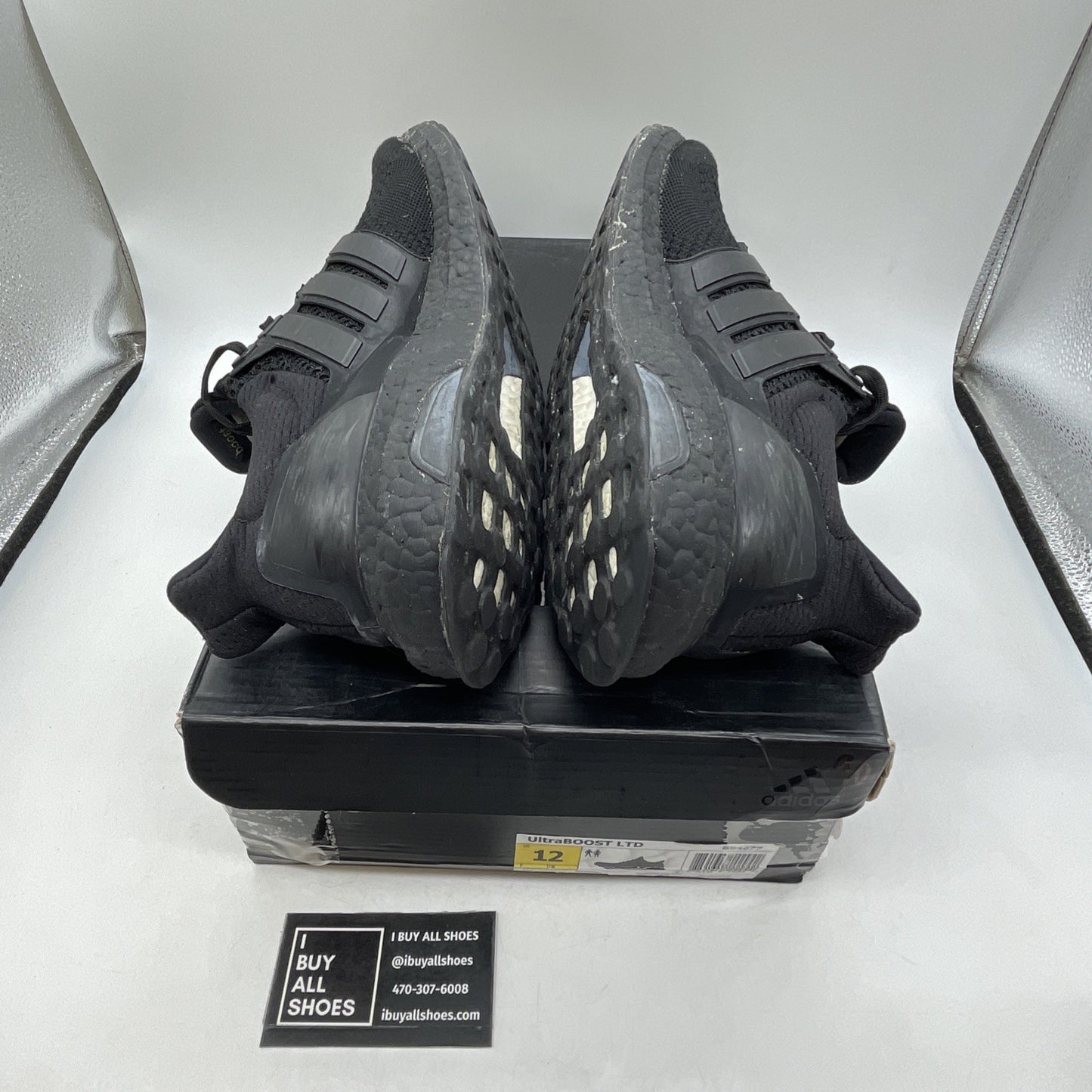 Size 12 - Adidas UltraBoost 1.0 Limited Triple Black (BB4677)