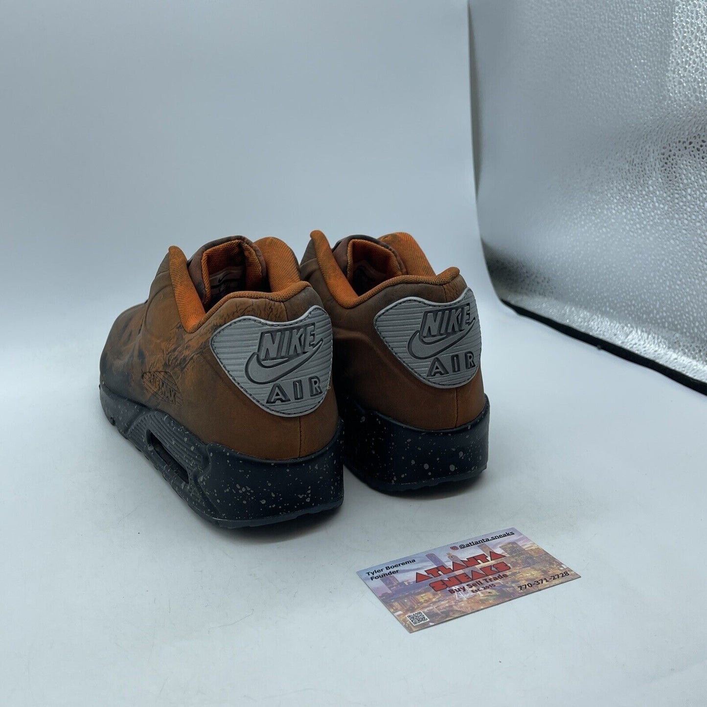 Size 10 - Nike Air Max 90 QS Mars Landing Brown Leather Leather (CD0920-600)
