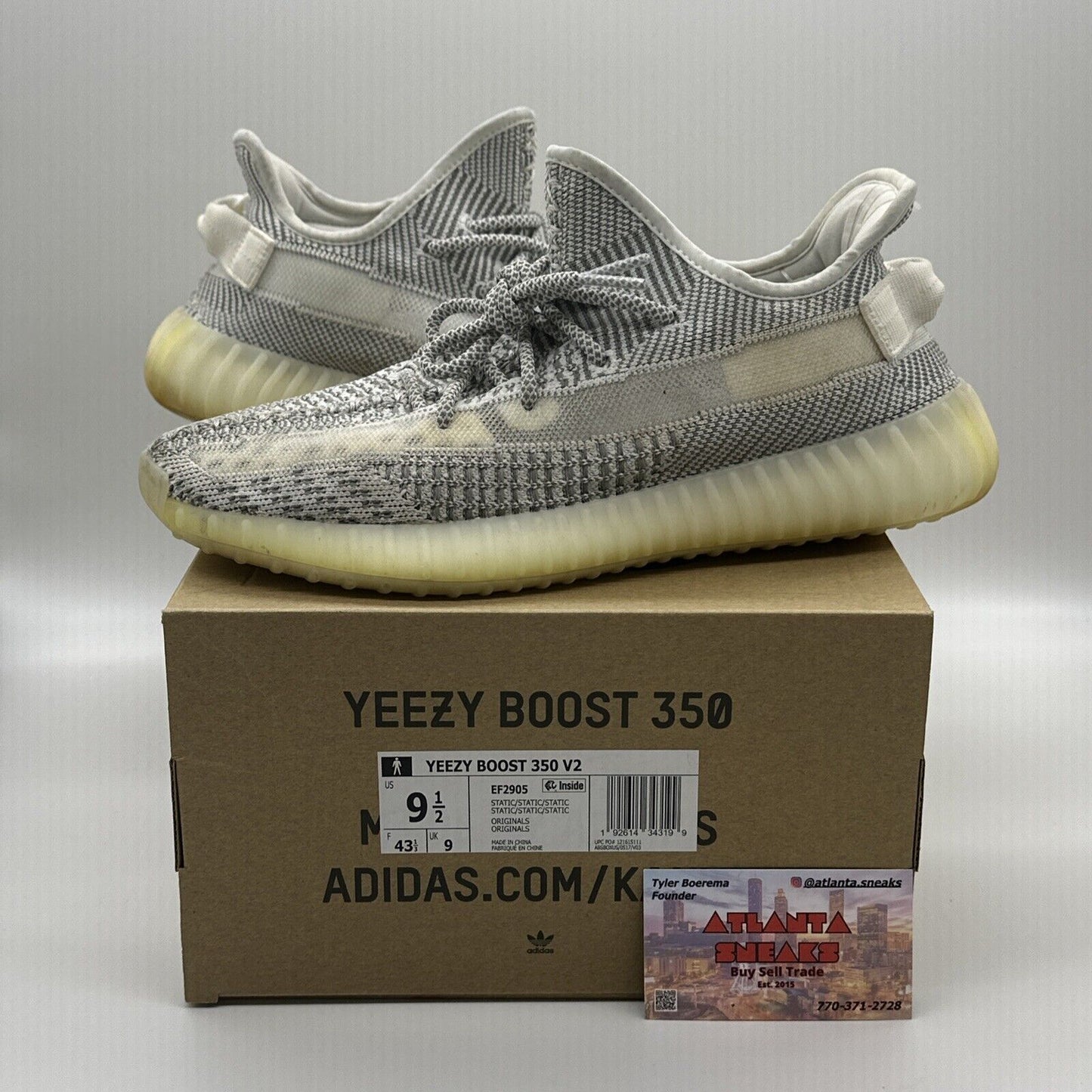 Size 9.5 - adidas Yeezy Boost 350 V2 Static Non-Reflective