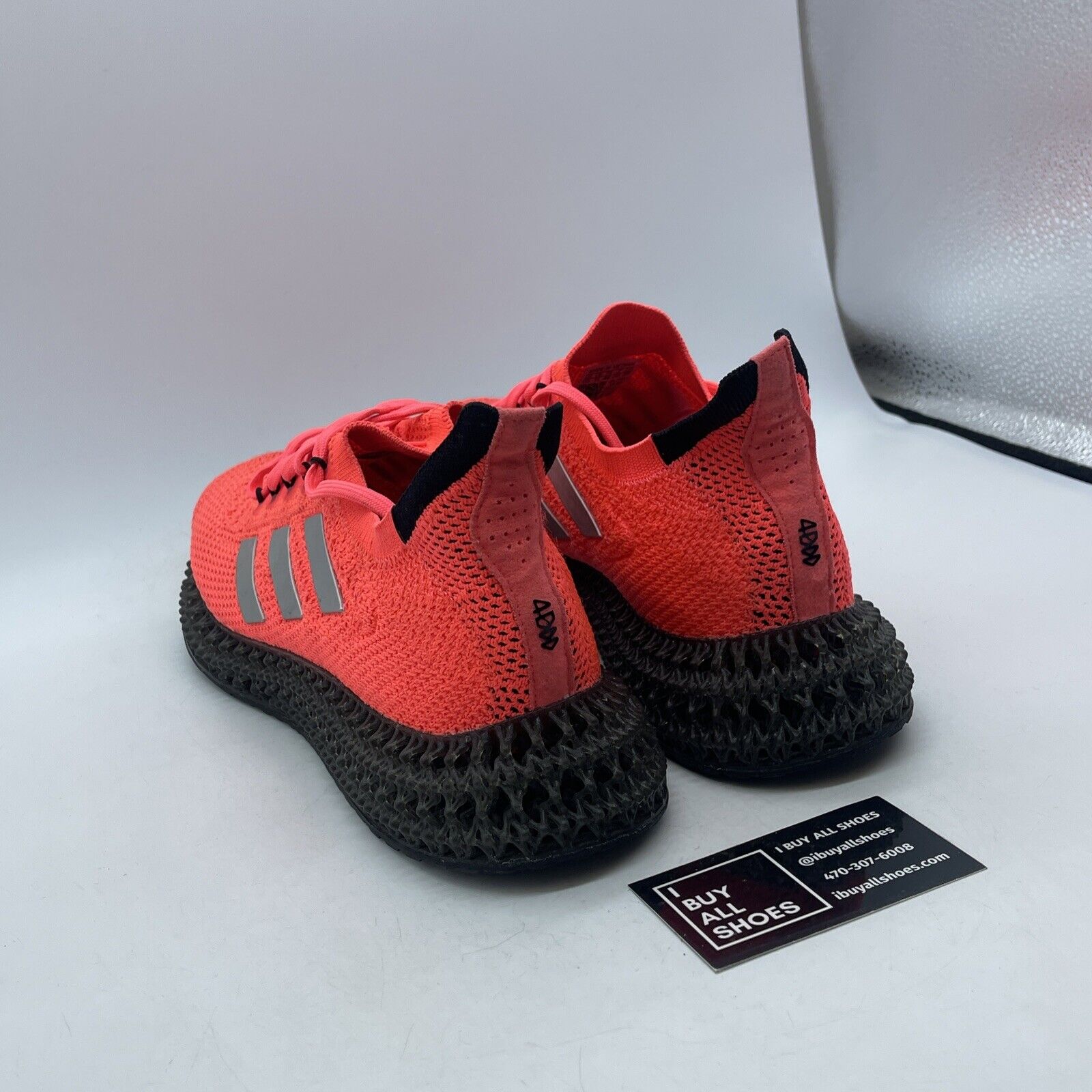 Size 11.5 - adidas 4DFWD Legacy Indigo Turbo Pink Silver Suede (GZ8619)