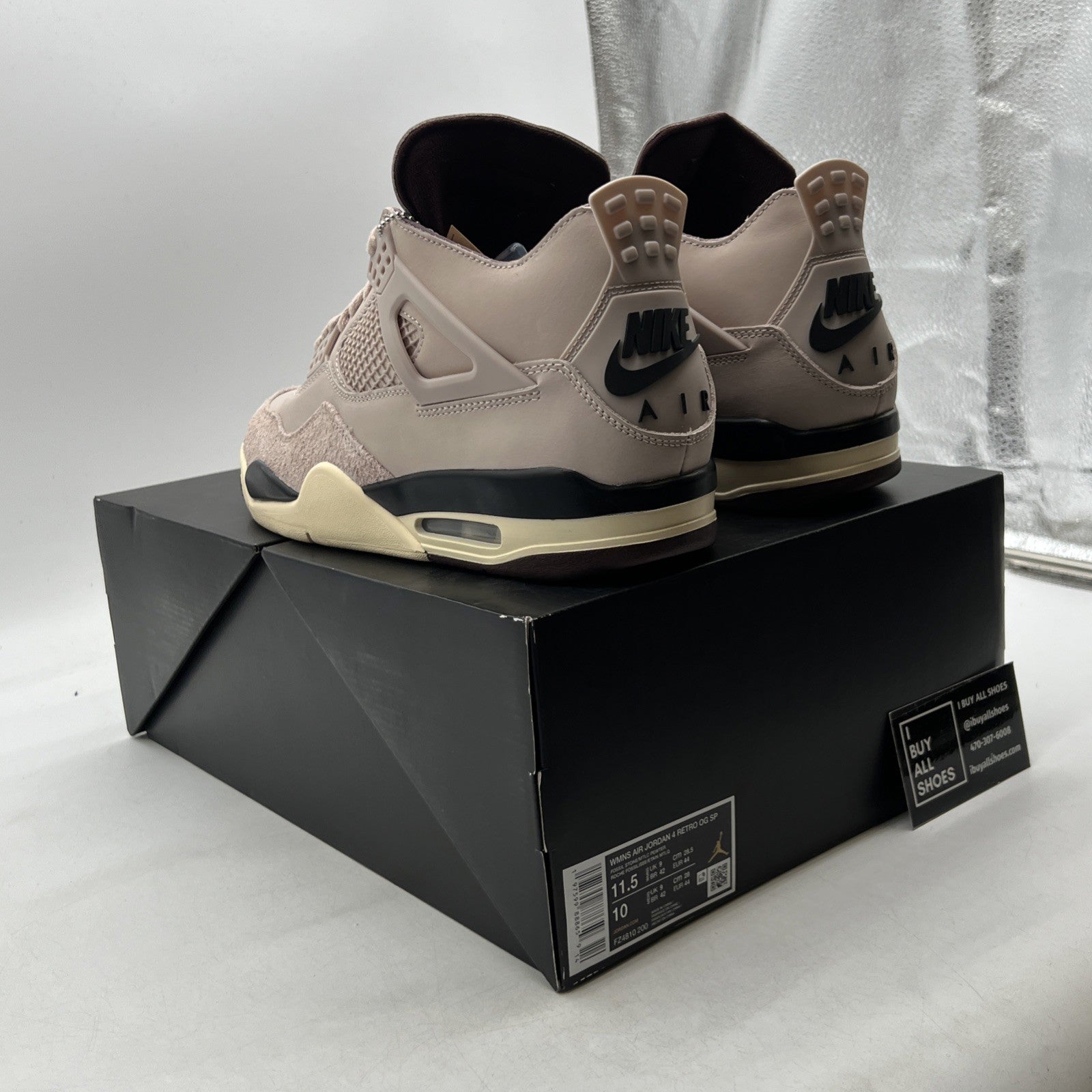 Size 11.5 - A Ma Maniére x Air Jordan 4 Retro While You Were Sleeping W