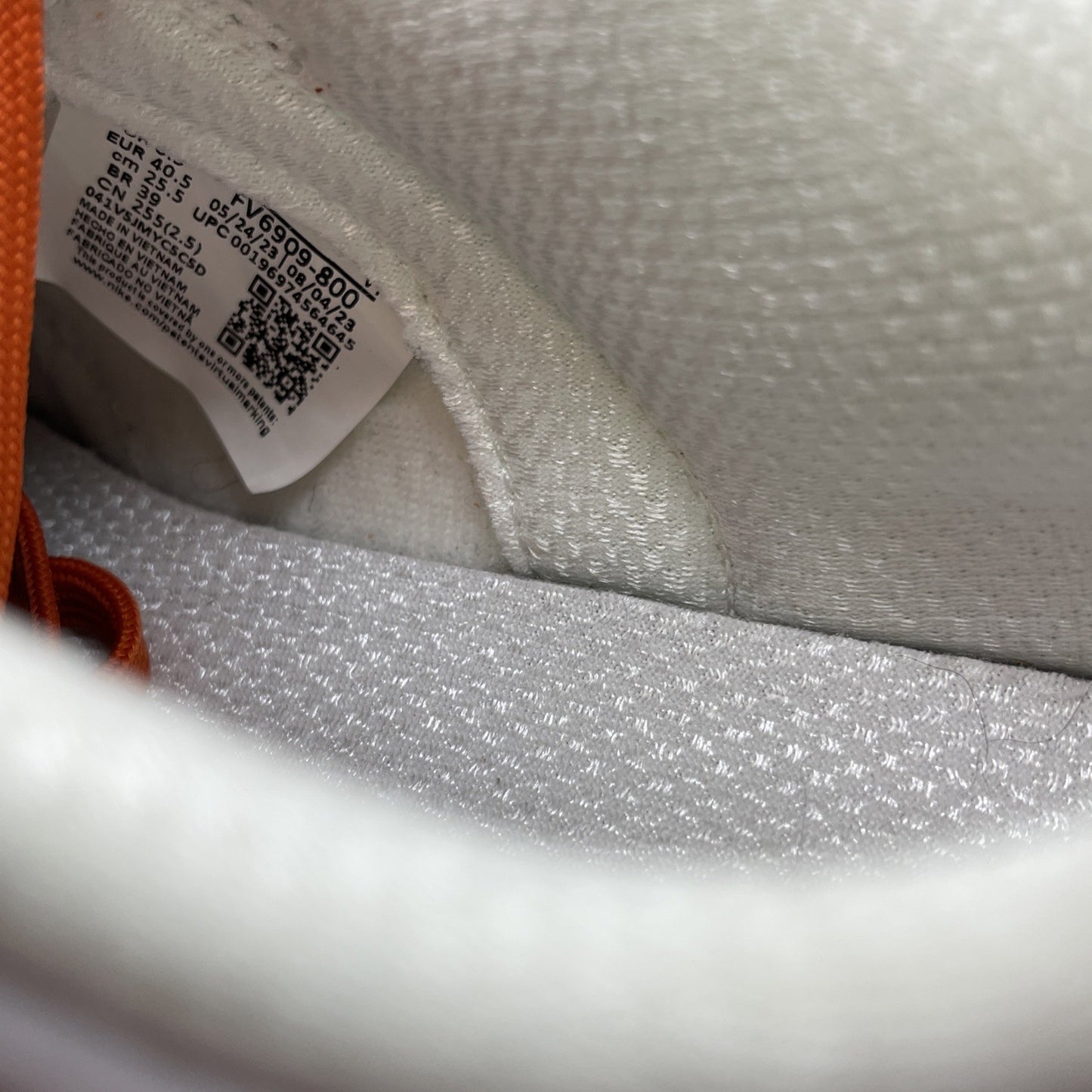 Size 7.5 - Nike Dunk Low Starry Swoosh Orange Black Leather (FV6909-800)