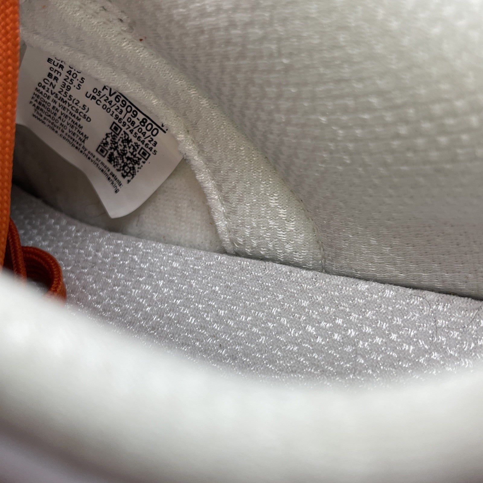 Size 7.5 - Nike Dunk Low Starry Swoosh Orange Black Leather (FV6909-800)