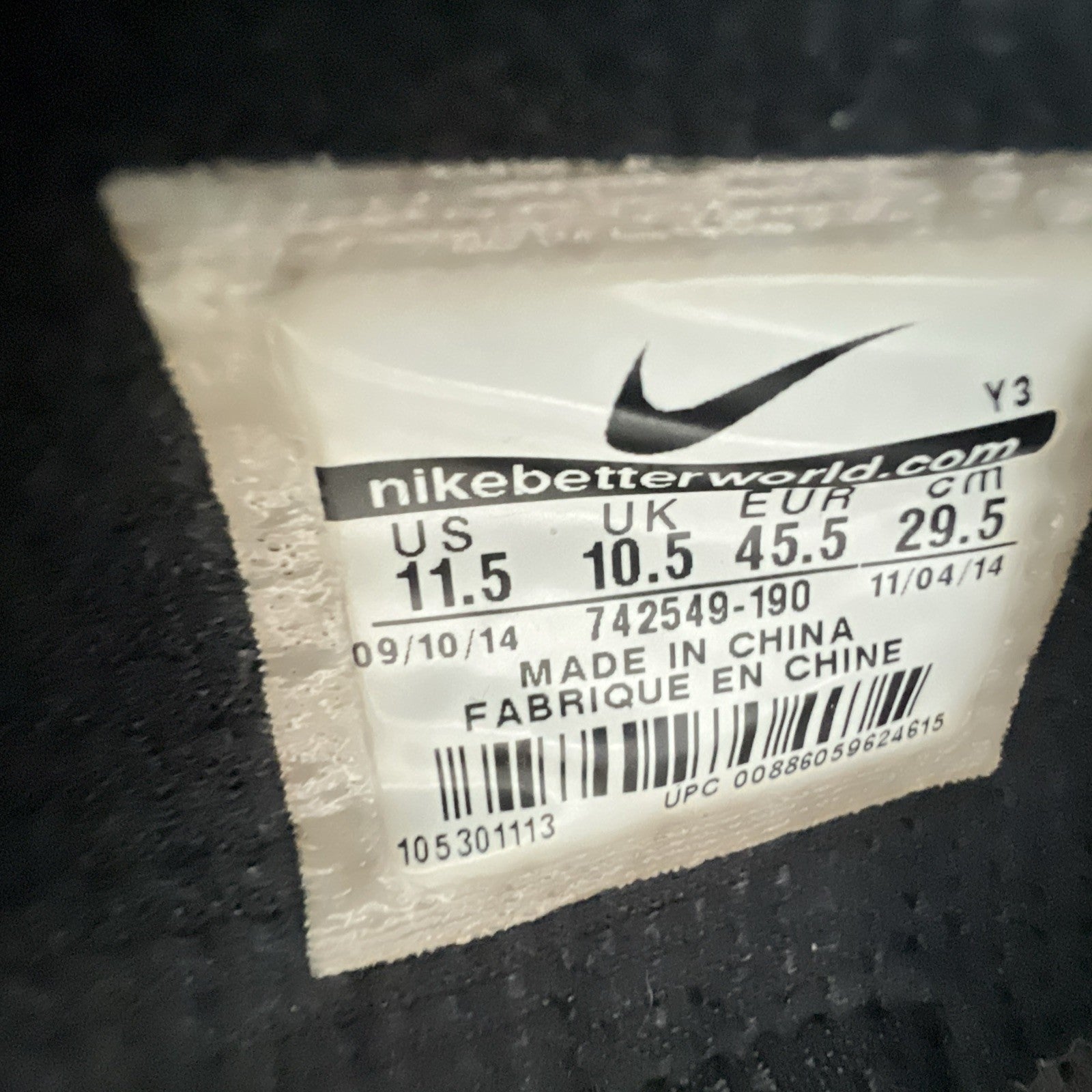 Size 11.5 - Nike LeBron 12 All Star (742549-190)