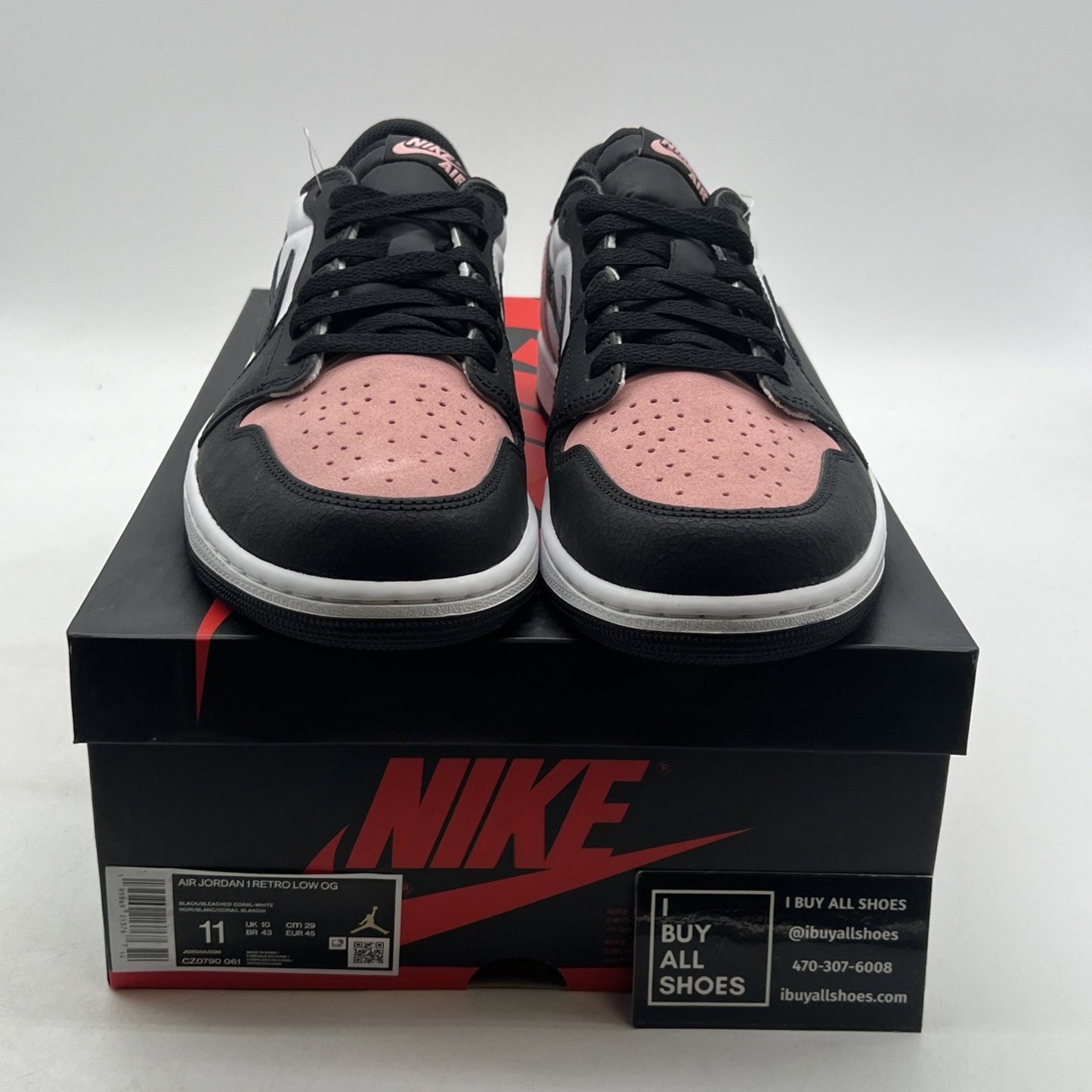 Size 11 - Air Jordan 1 Low OG Bleached Coral (CZ0790-061)