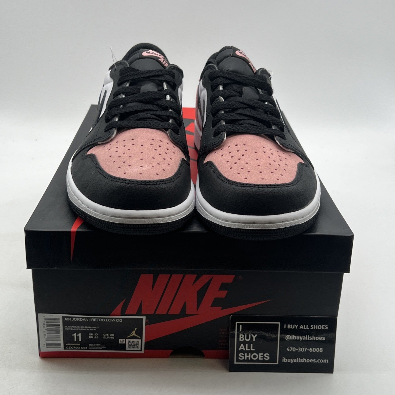 Size 11 - Air Jordan 1 Low OG Bleached Coral (CZ0790-061)