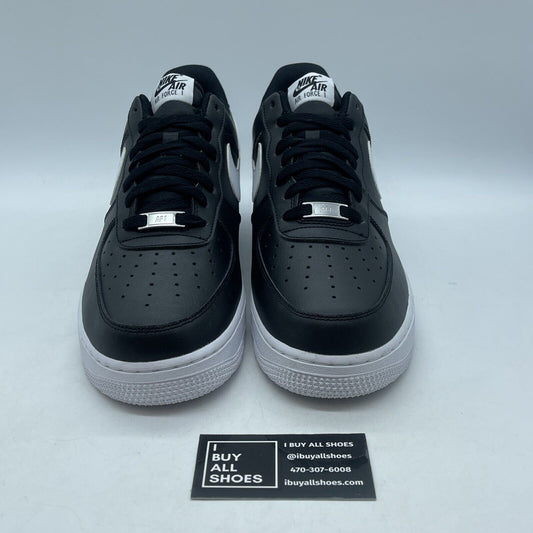 Size 11.5 - Nike Air Force 1 '07 AN20 Black White Suede Leather (CJ0952-001)