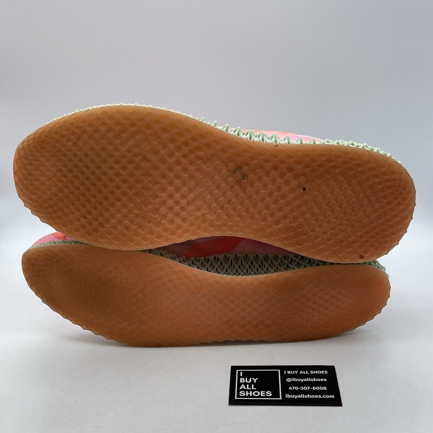 Size 12 - adidas 4D Runner Signal Coral Orange White Suede Leather (FW6838)