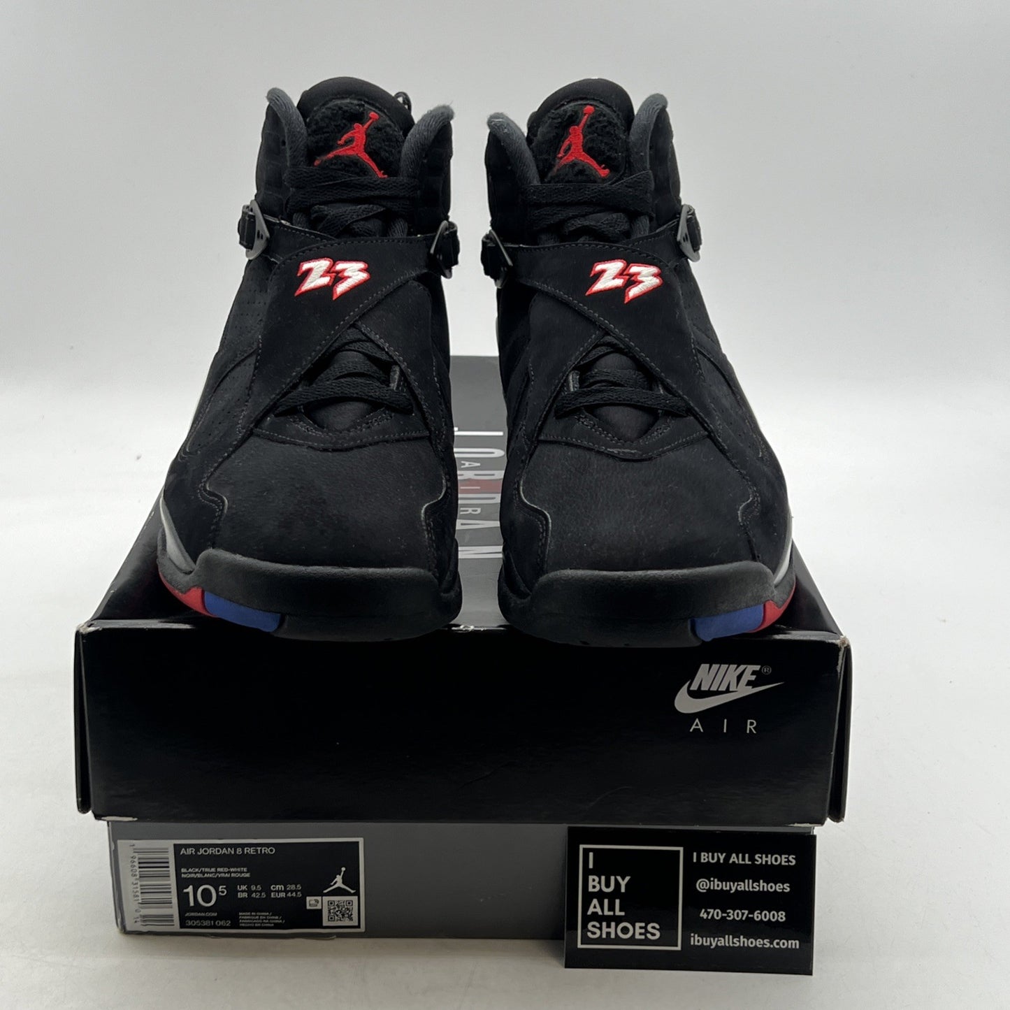 Size 10.5 - Air Jordan 8 Retro Mid Playoff (305381-062)