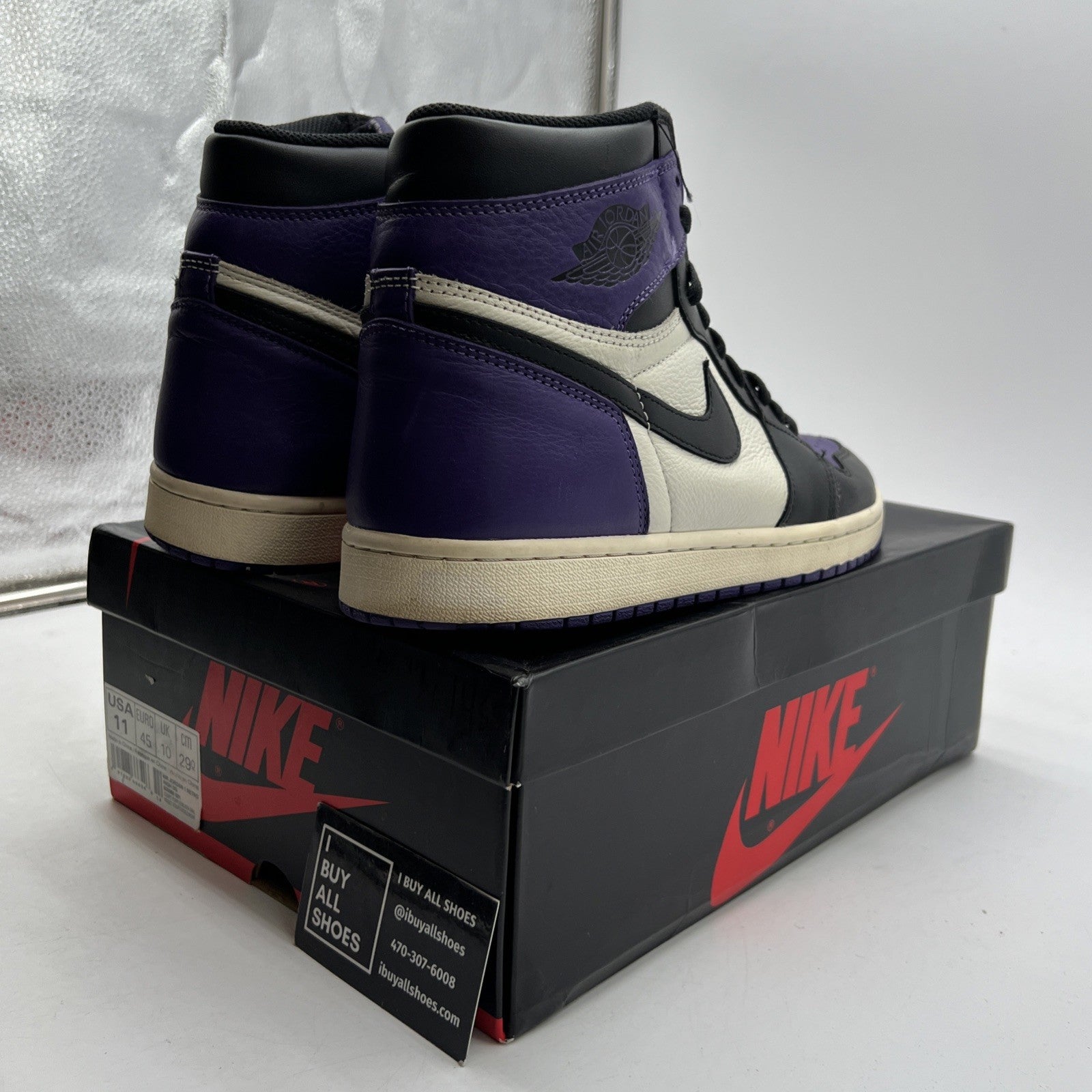 Size 11 - Air Jordan 1 Retro OG High Court Purple (555088-501)