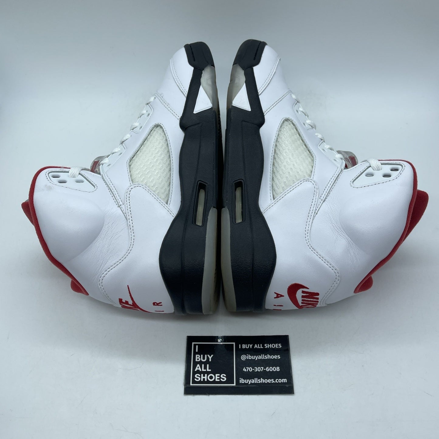 Size 10 - Jordan 5 Retro Mid Fire Red White Black Leather (DA1911-102)