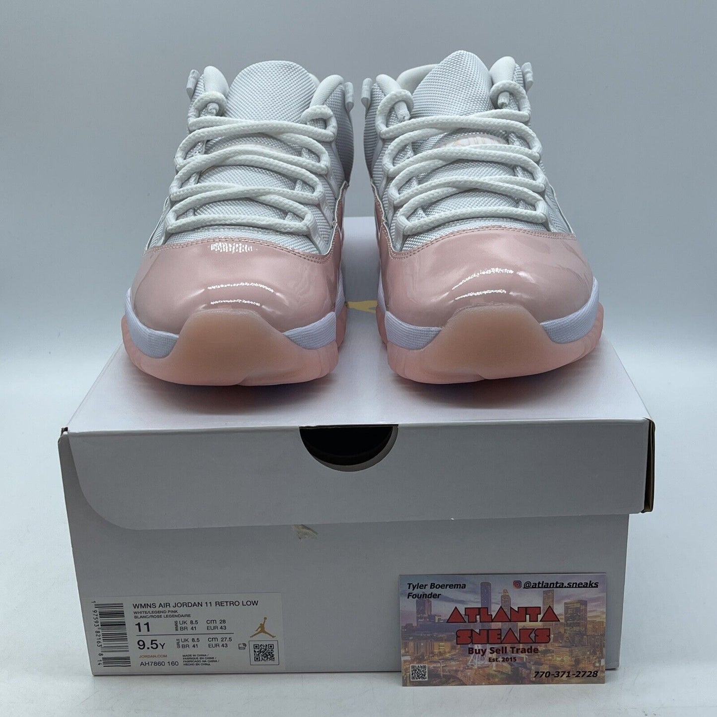 Size 11W - Air Jordan 11 Retro Low Legend Pink White Leather (AH7860-160)