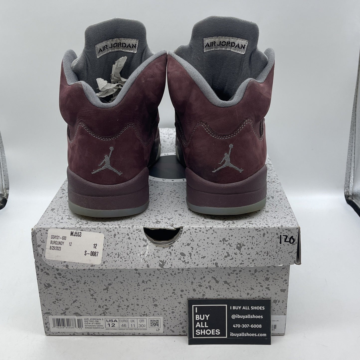 Size 12 - Air Jordan 5 Retro SE 2023 Burgundy (DZ4131-600)
