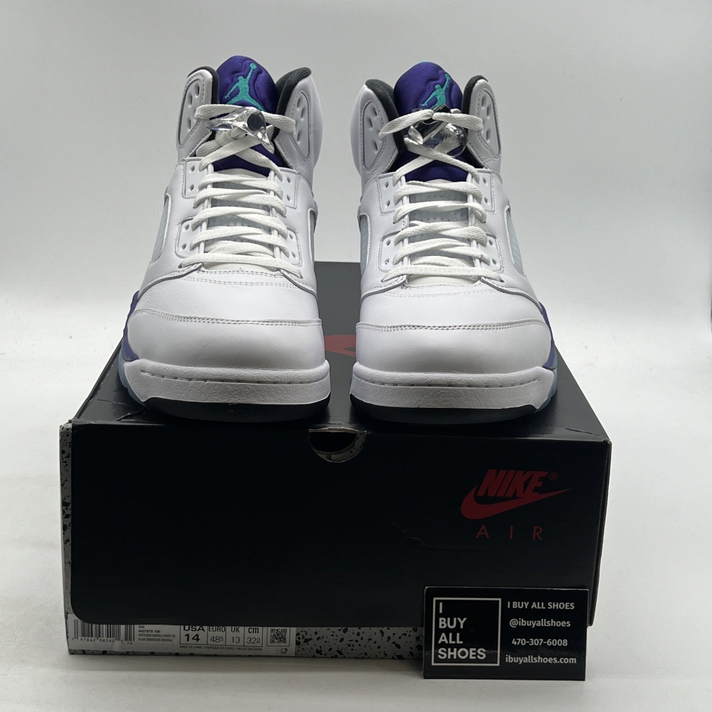 Size 14 - Air Jordan 5 Retro 2025 Grape (HQ7978-100)