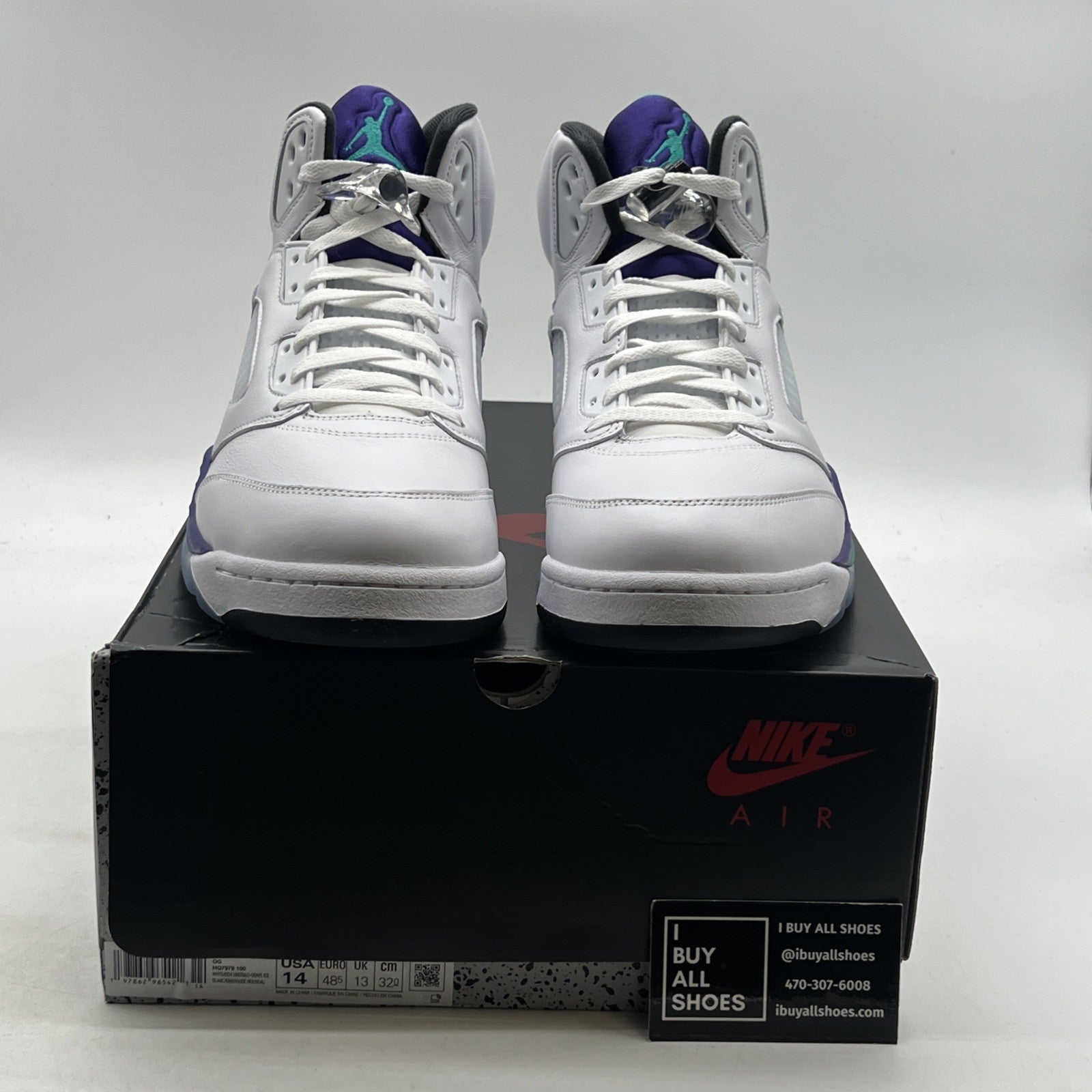 Size 14 - Air Jordan 5 Retro 2025 Grape (HQ7978-100)