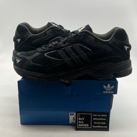Size 11 - Adidas Black/Carbon Grey Suede Rare Retro Response CL - (ID0355)