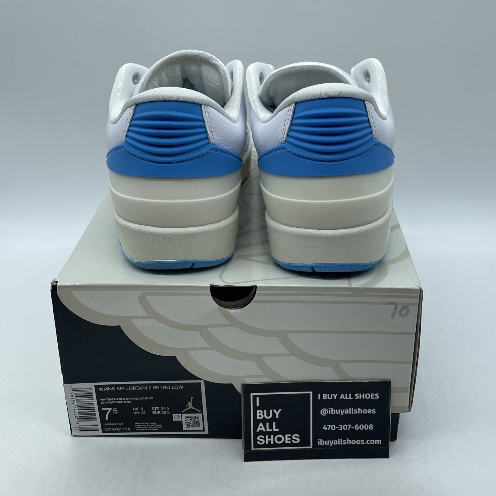 Size 7.5W - Air Jordan 2 Retro Low NC to Chi (DX4401-164)