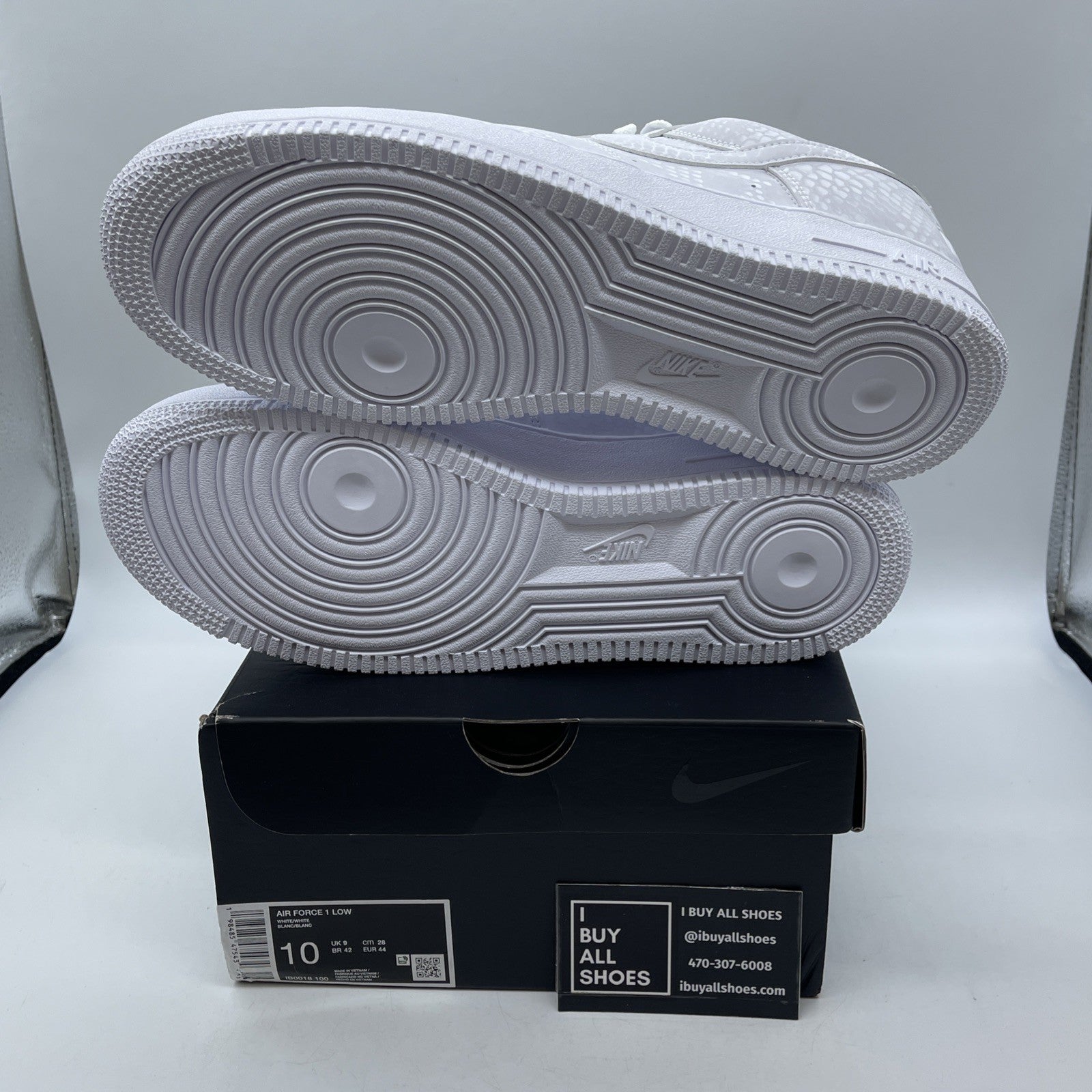 Size 10 - Nike Kobe Bryant x Air Force 1 Low Forever White (IB0018-100)