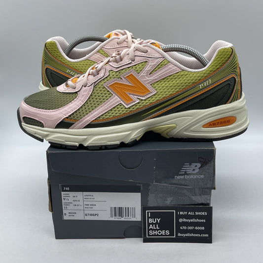 Size 9.5 - New Balance Concepts x 740 Saignee Green Pink Leather (U740GP2)