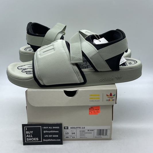 Size 13 - Adidas x Pharrell Williams Adilette 2.0 Sandal Slides (GY1847)