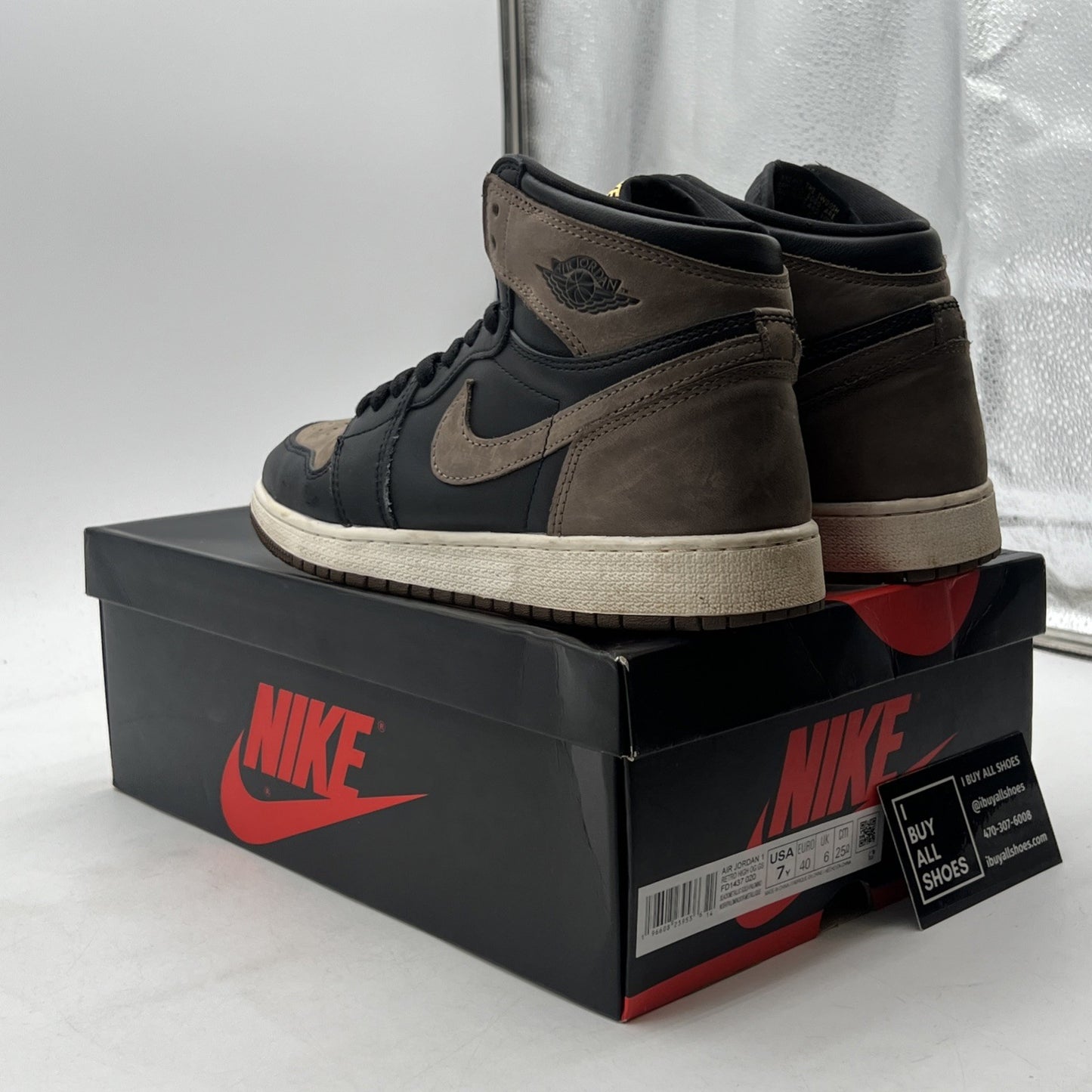 Size 7Y - Air Jordan 1 High Retro OG Palomino (FD1437-020)