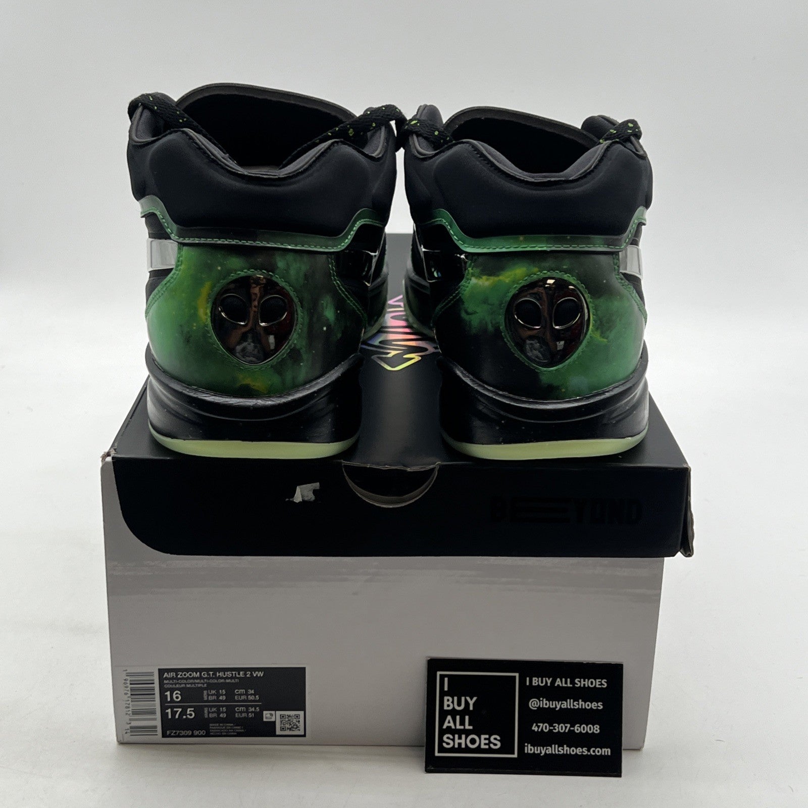 Size 16 - Nike Victor Wembanyama x Air Zoom GT Hustle 2 Alien (FZ7309-900)